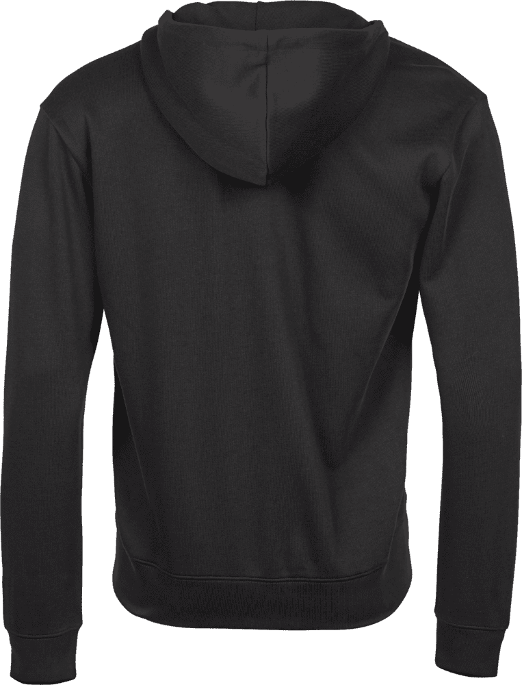 Ribbed Interlock Hooded Full Zip