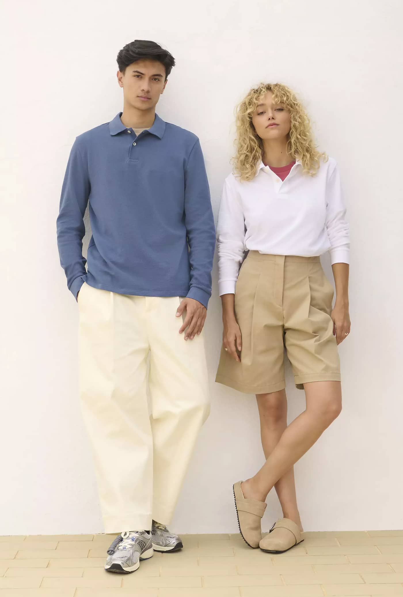 Unisex Pacific Polo Shirt Longsleeve