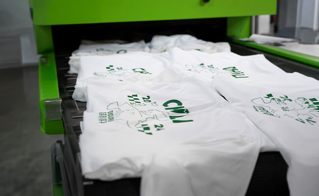 T-Shirts in der Produktion