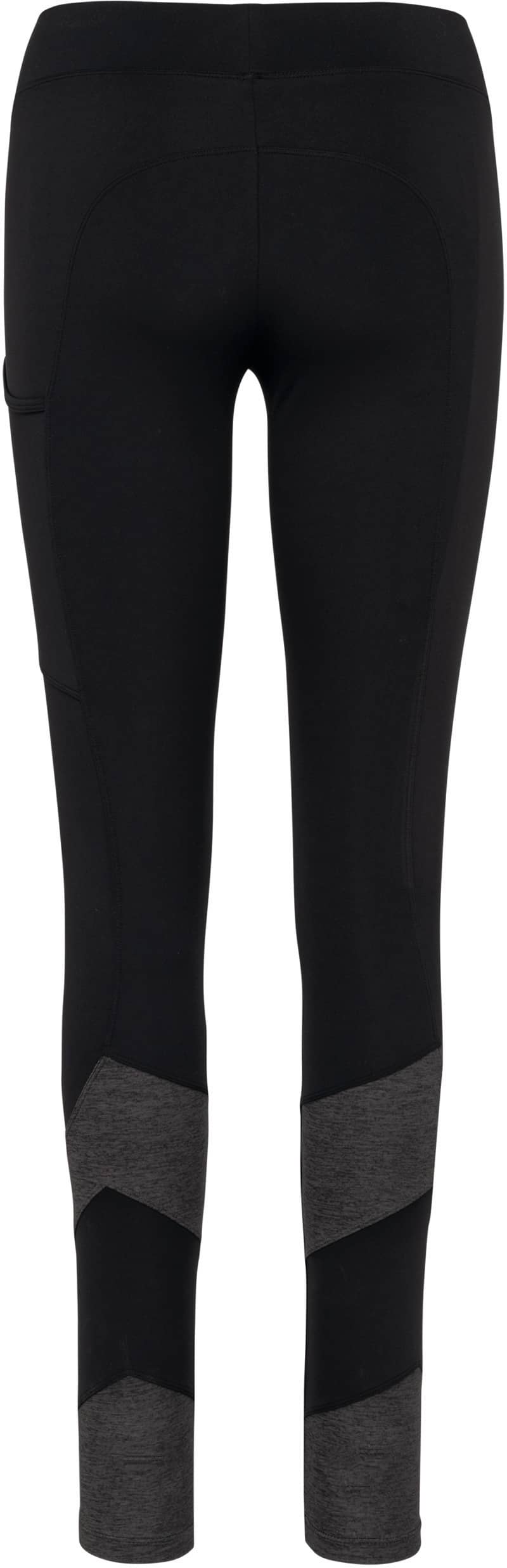 Zweifarbige Damen-Leggings - Black / Dark Grey Heather