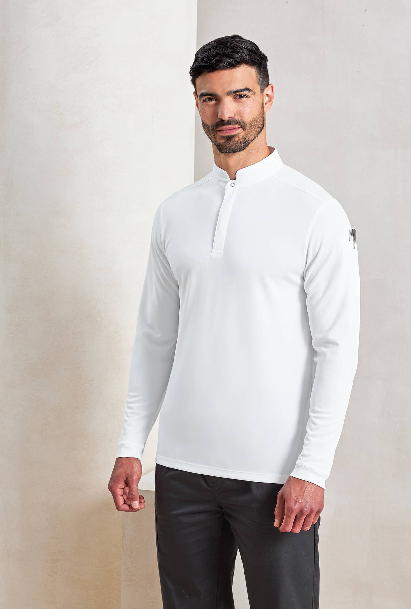 Essential ´Coolchecker®´ Chefs Shirt - Long Sleeve