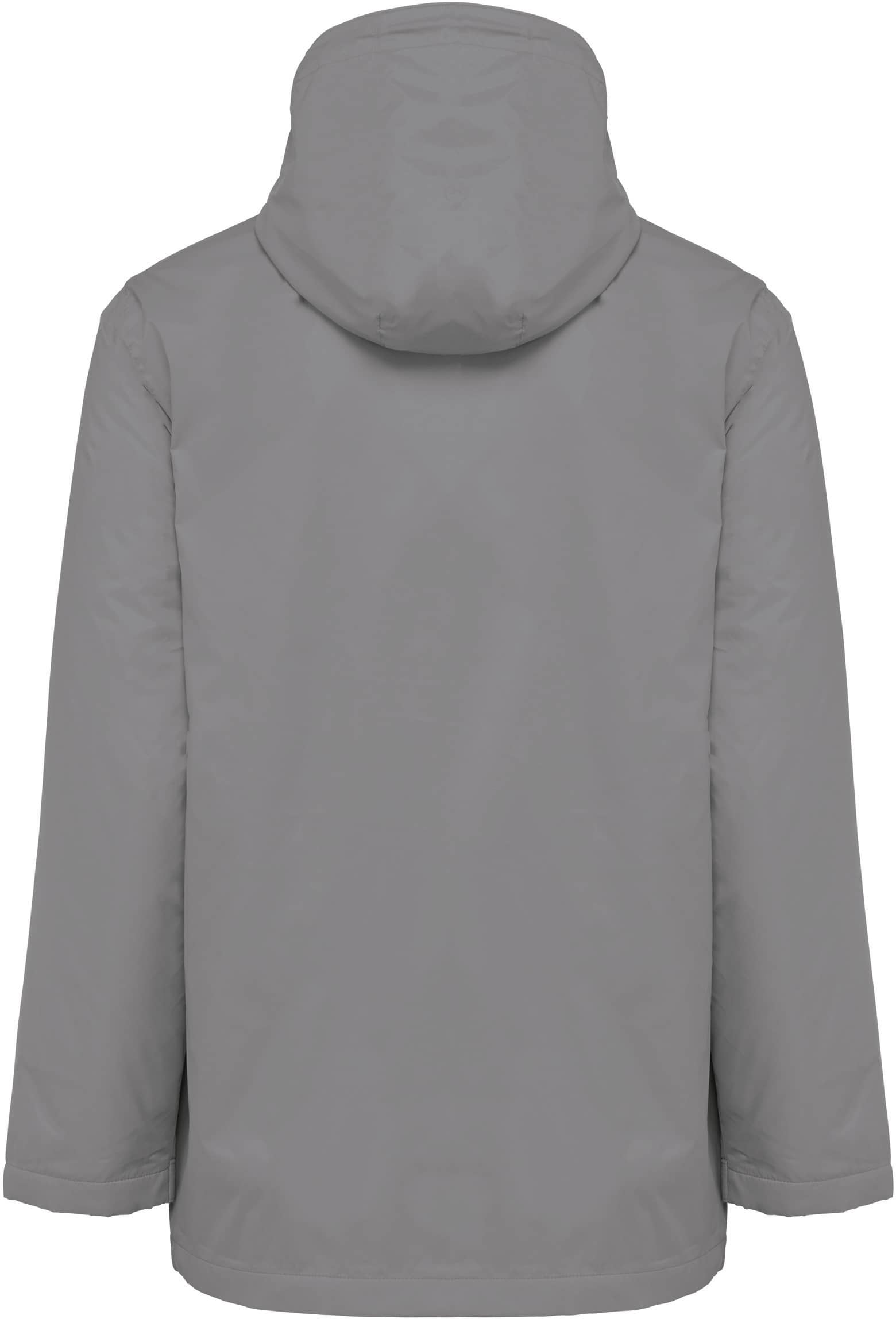 Gefütterte Unisex-Kapuzenjacke aus Mikrofleece