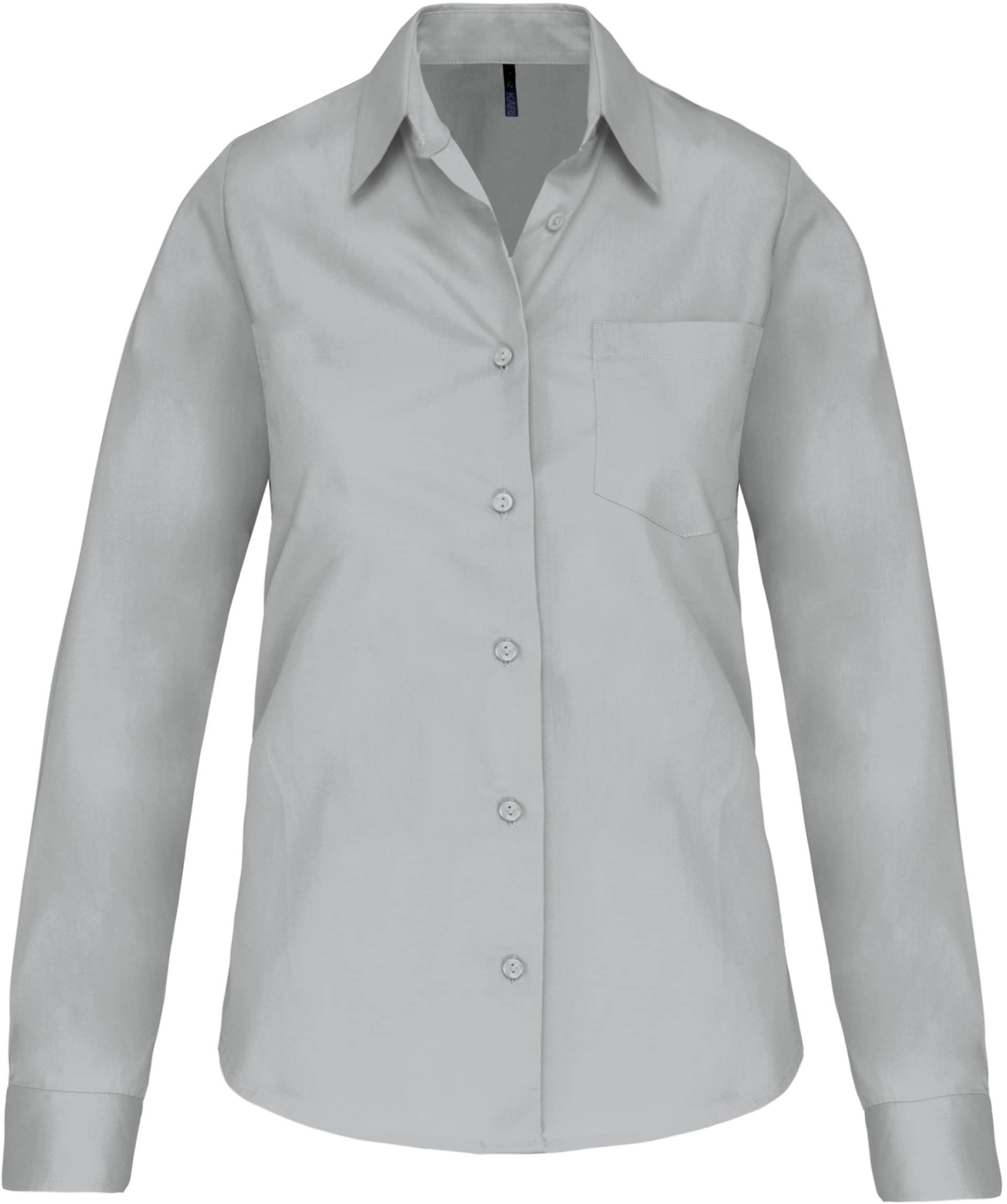 Damen Popelinebluse Langarm