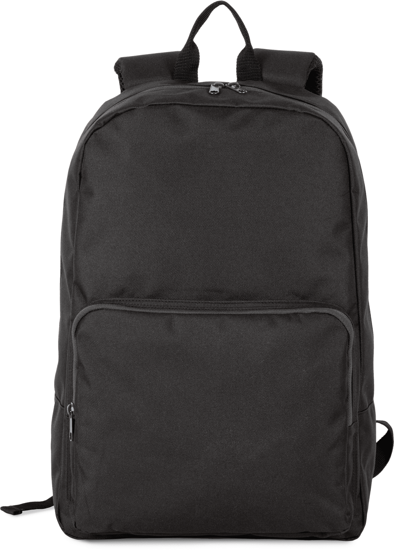 Rucksack mit kontrastfarbenem Reißverschluss aus Polyester