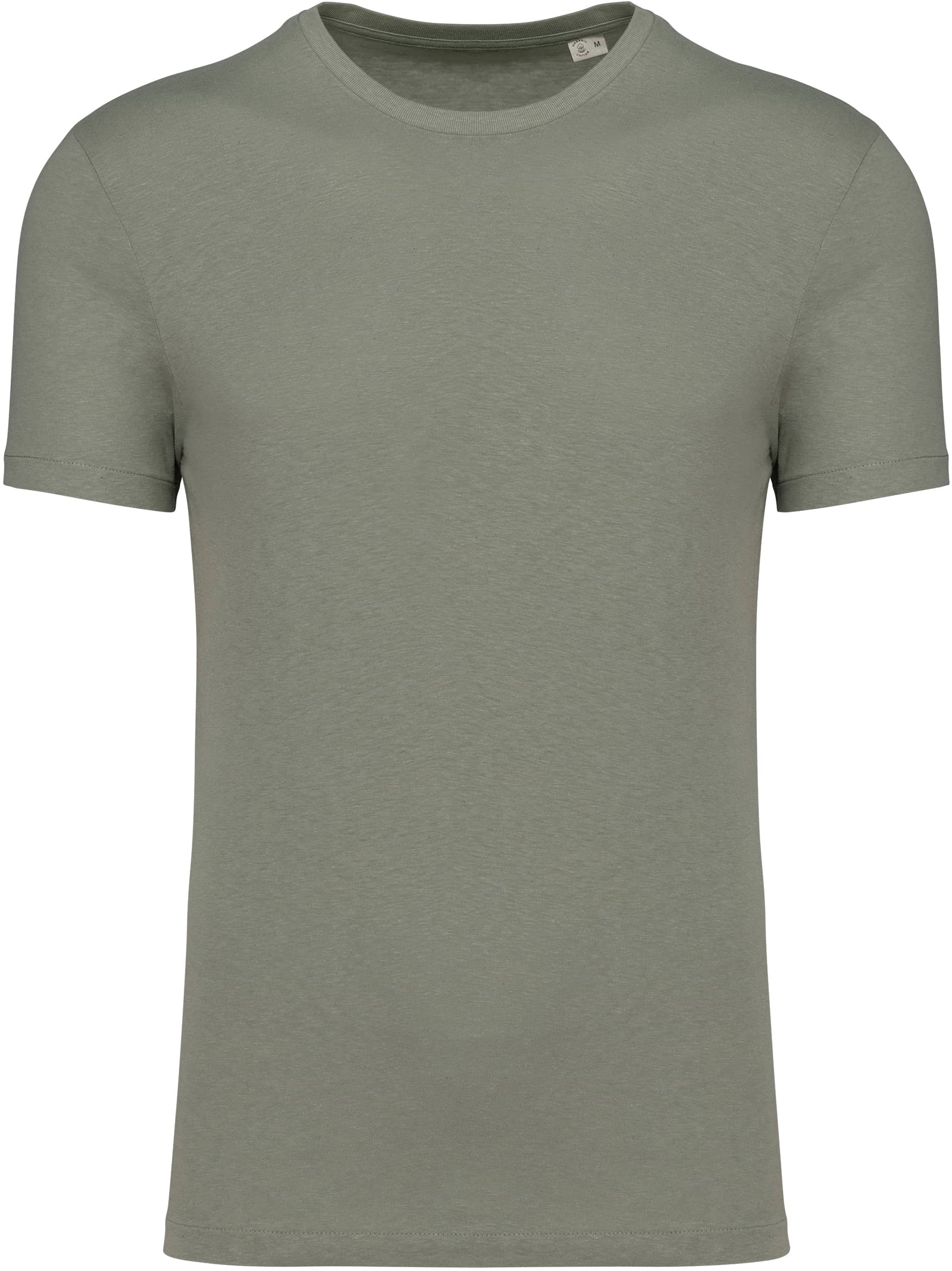 Umweltfreundliches Unisex-T-Shirt aus Biobaumwolle und Leinen