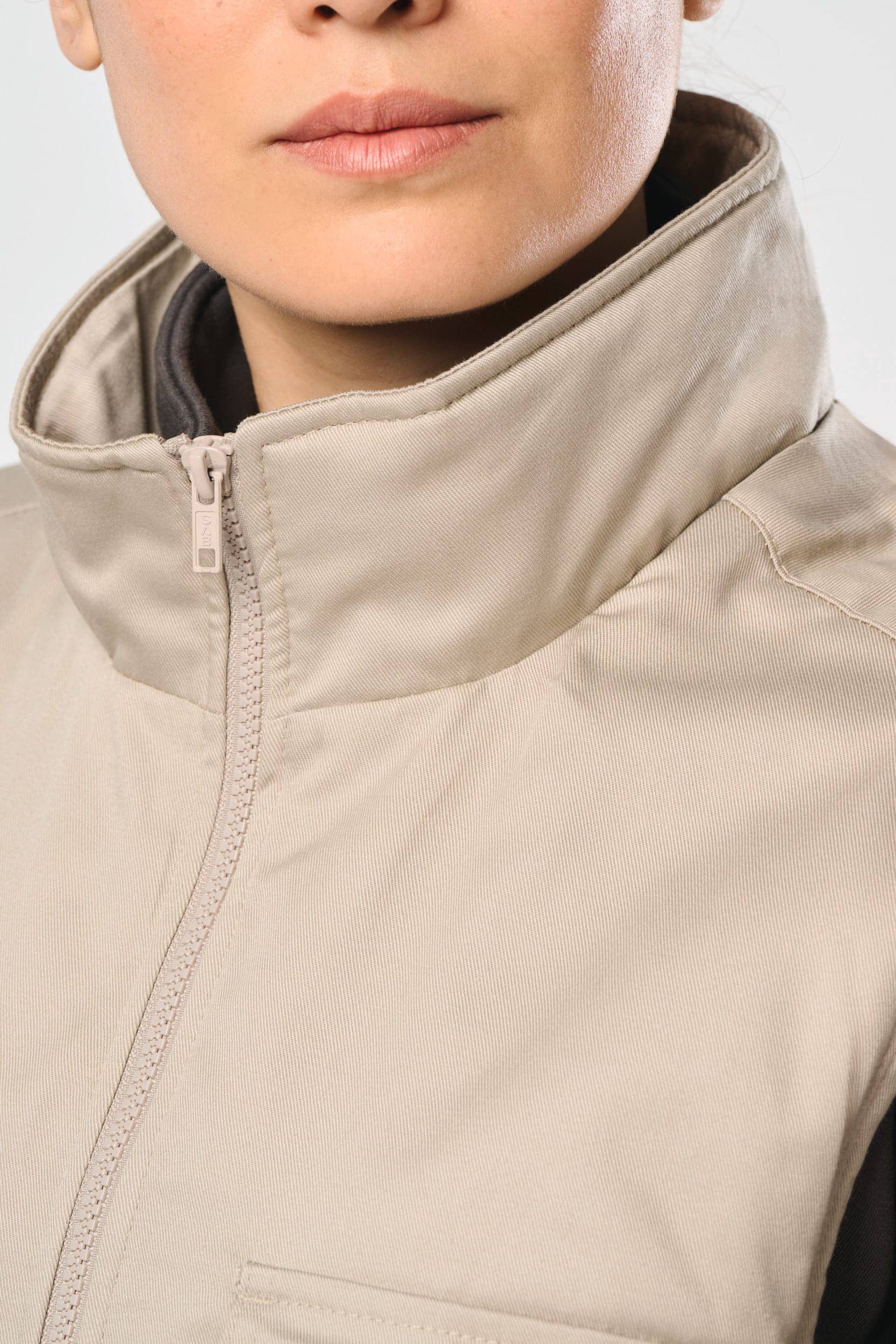 Gefütterte Unisex-Weste aus  Baumwollpolyester 607
