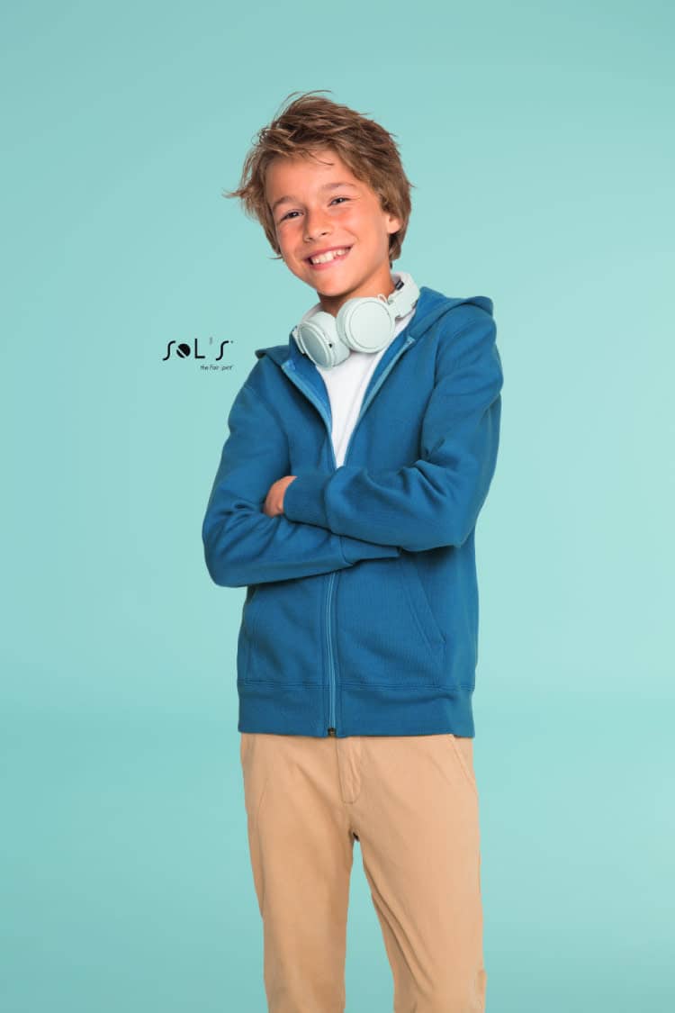 Kids´ Zip Hoodie Stone