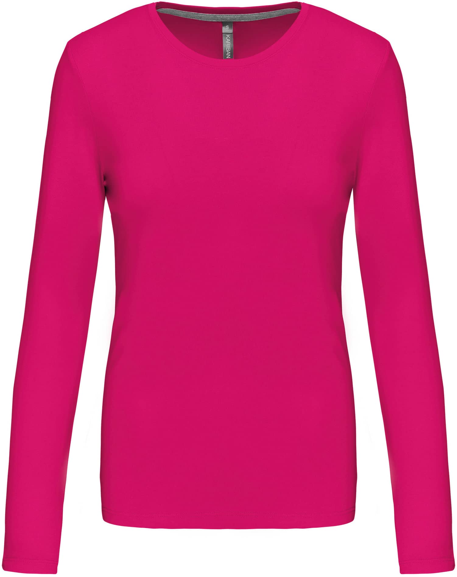 Ladies` Long-sleeved Crew Neck T-shirt