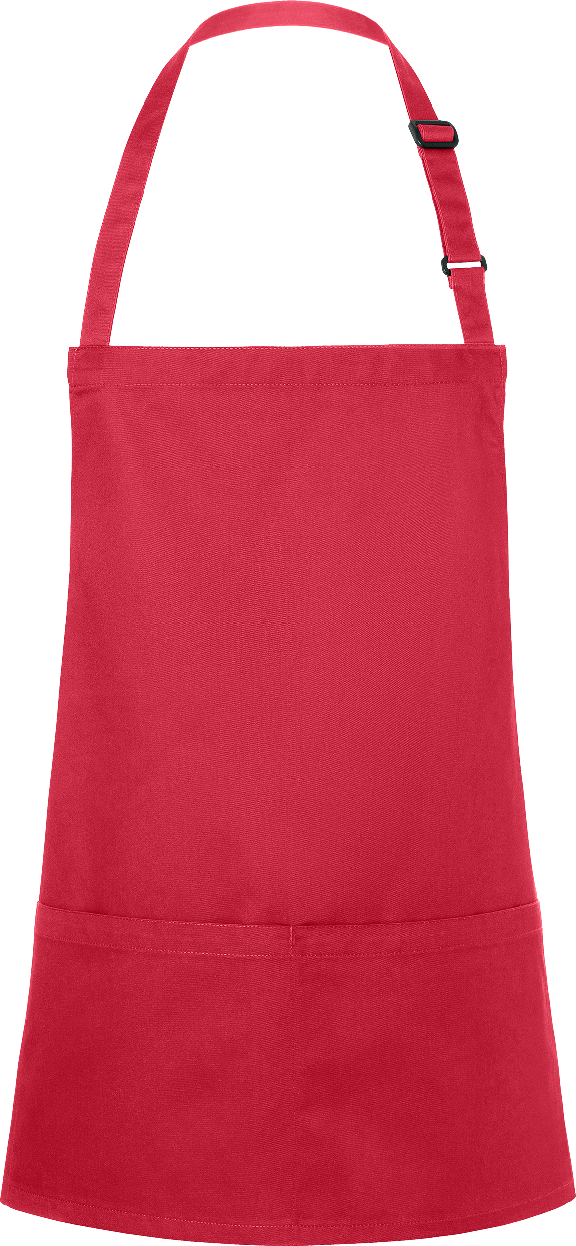 Kurze Latzschürze Basic mit Schnalle und Tasche