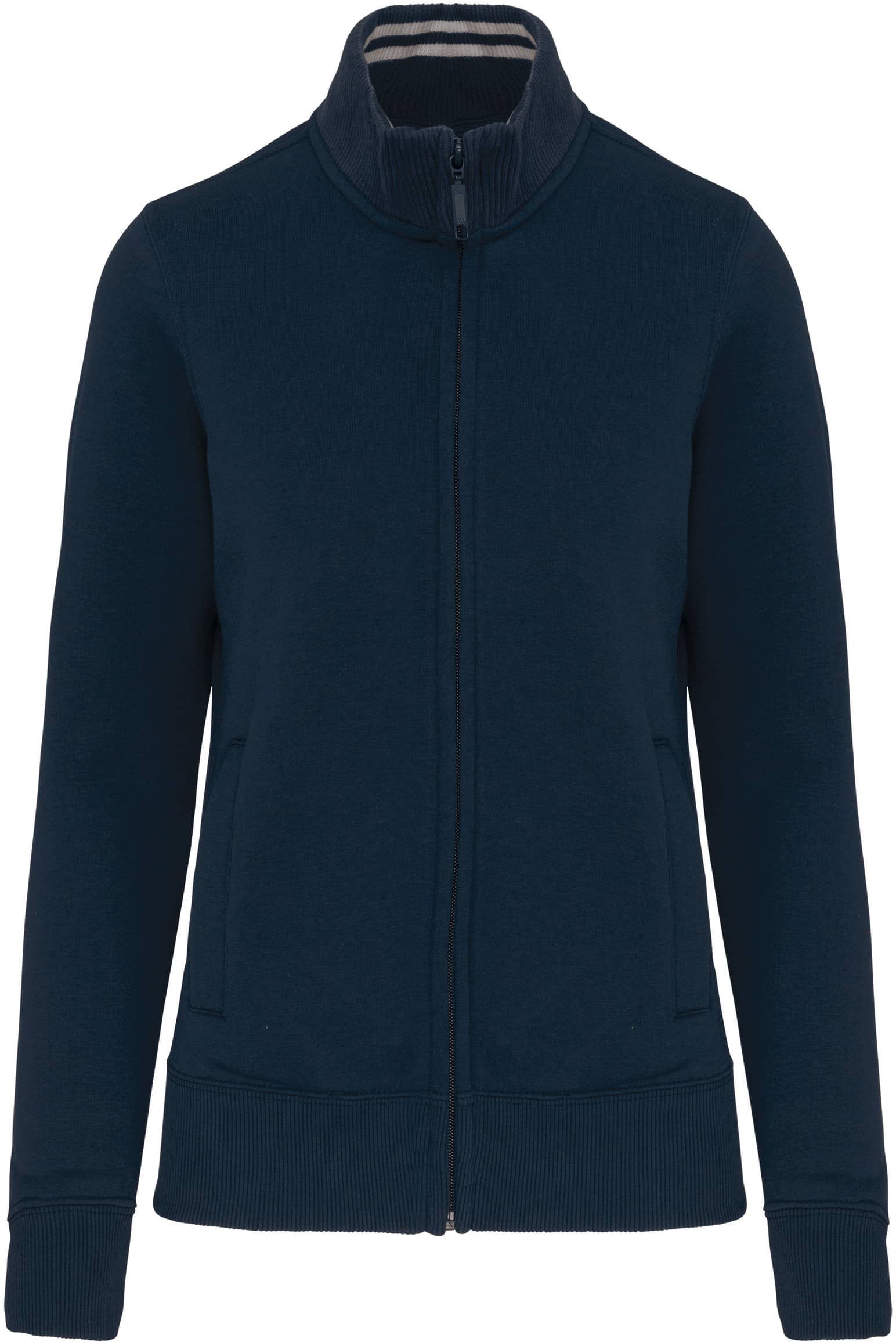 Damen Fleece-Sweater mit Zip