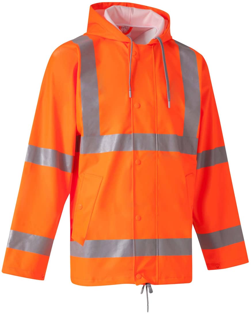 Hi-Vis Soft Flex Breathable Rain Jacket