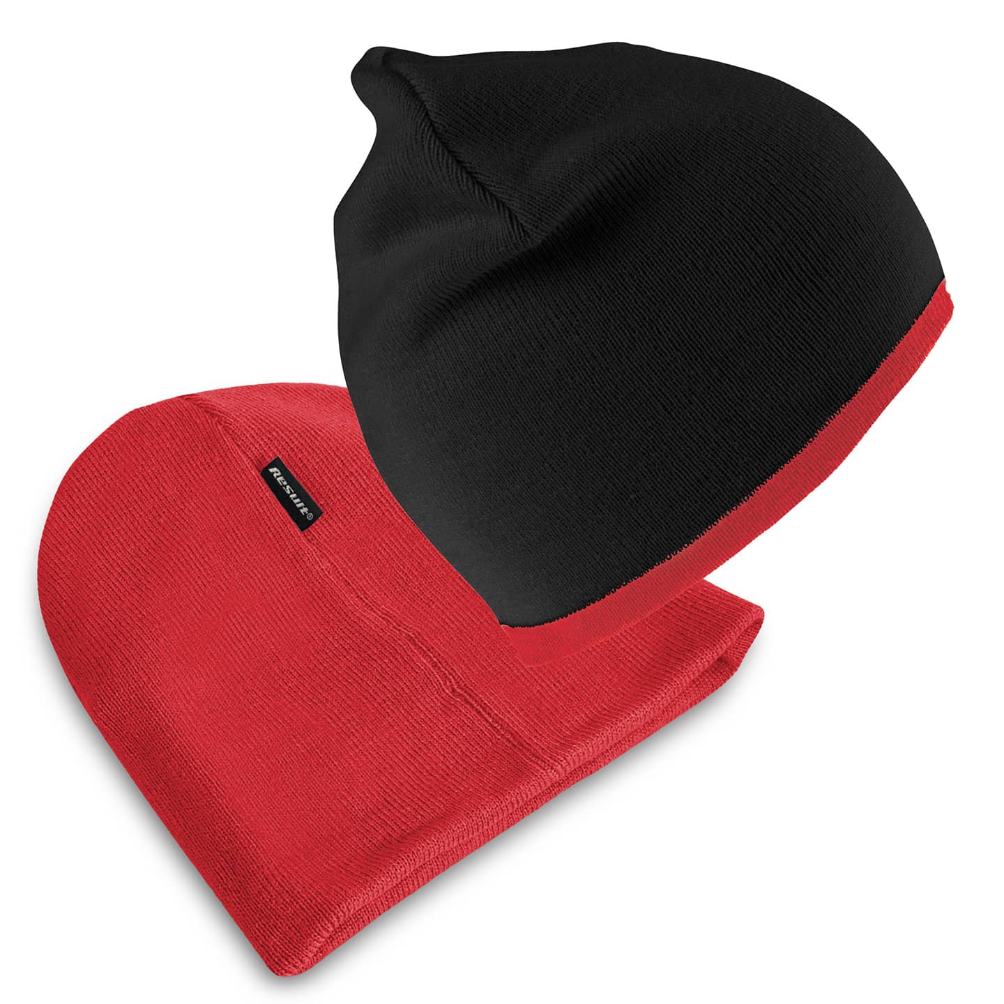 Soft Feel Cuffless Reversible Beanie