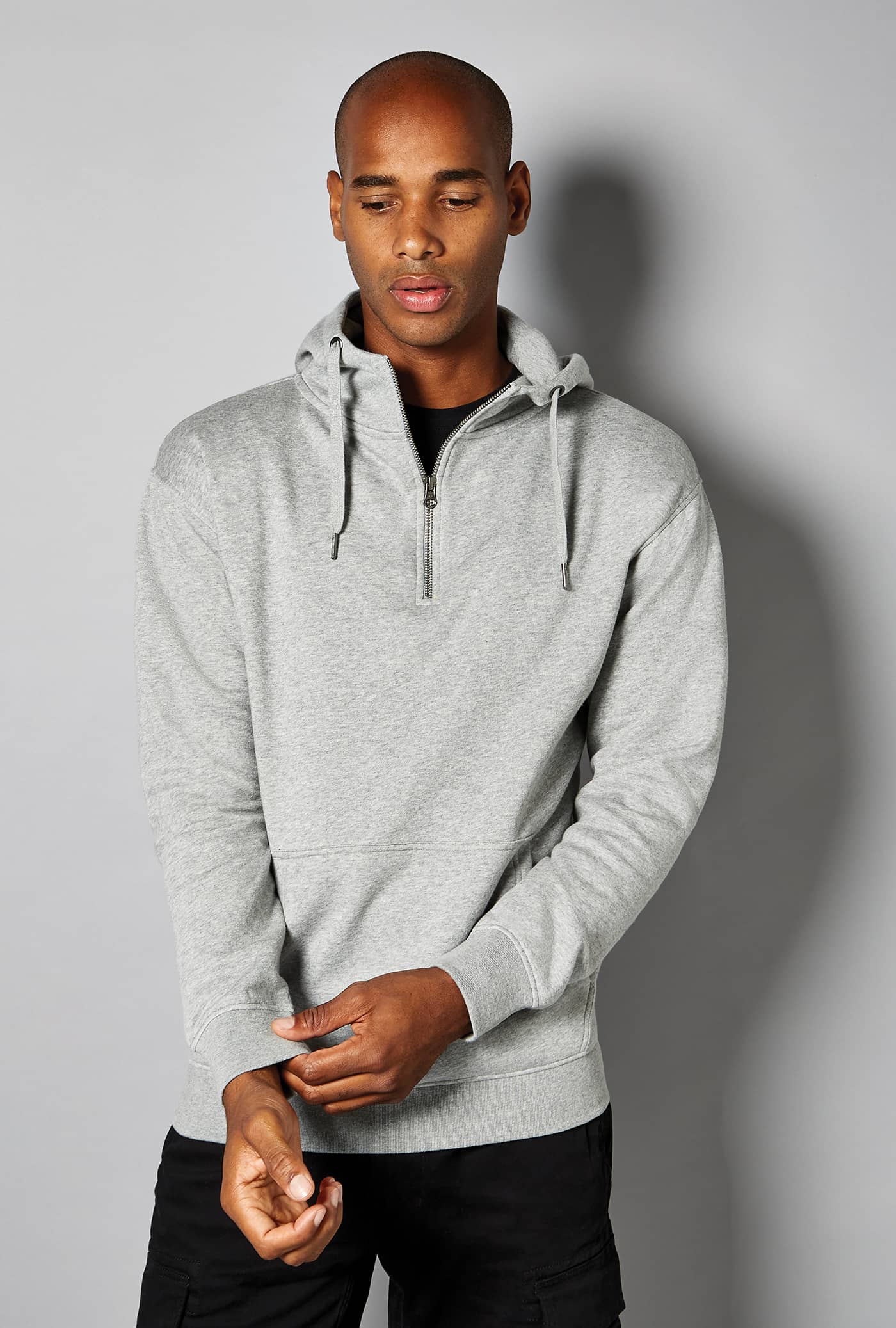 Regular Fit 1/4 Zip Hoodie