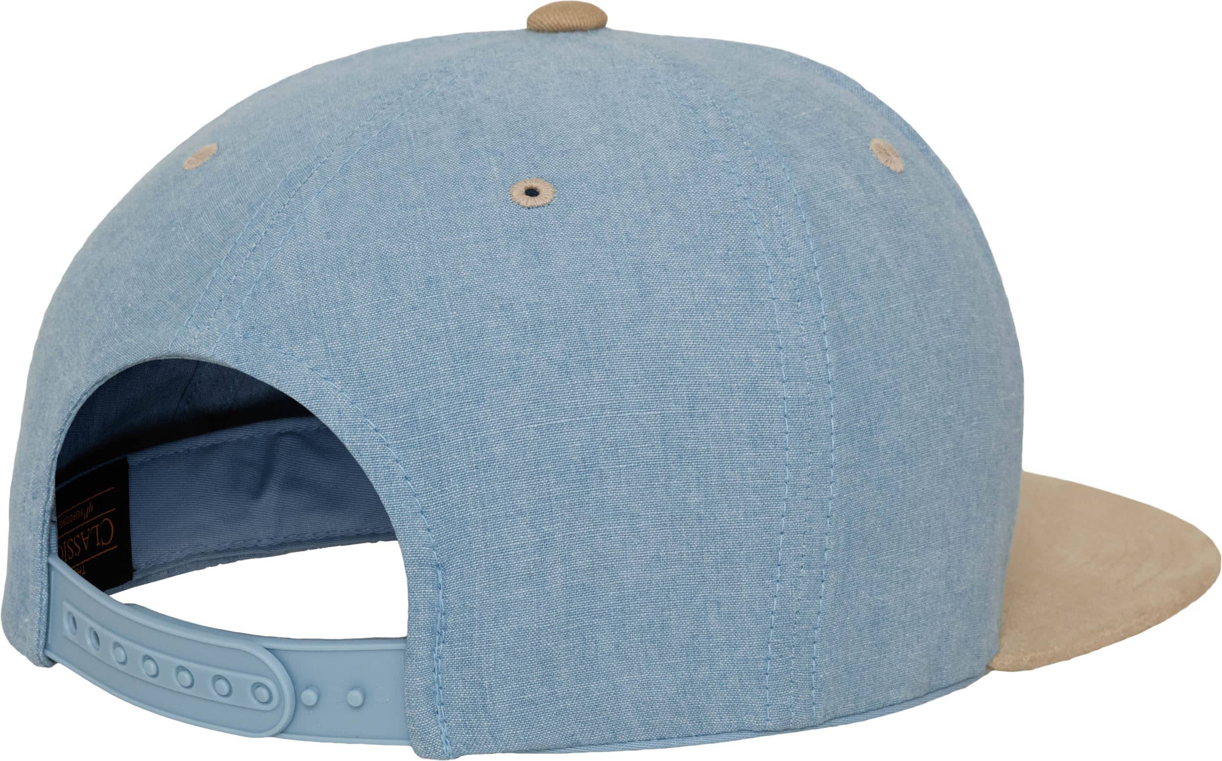 Chambray-Suede Snapback