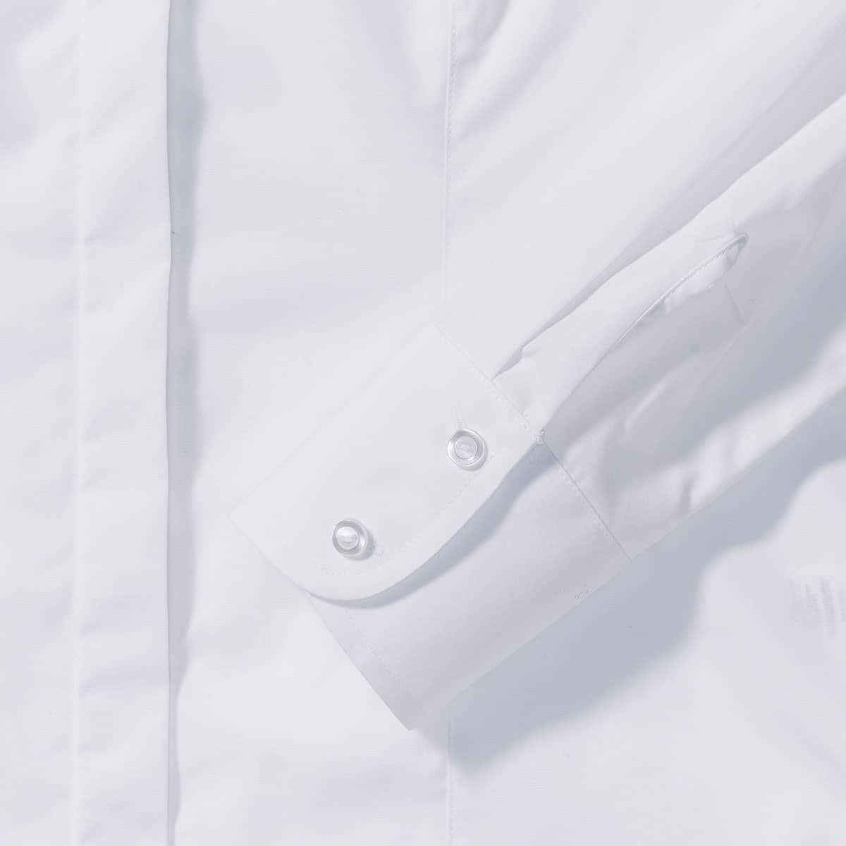 Ladies' Long Sleeve Fitted Polycotton Poplin Shirt