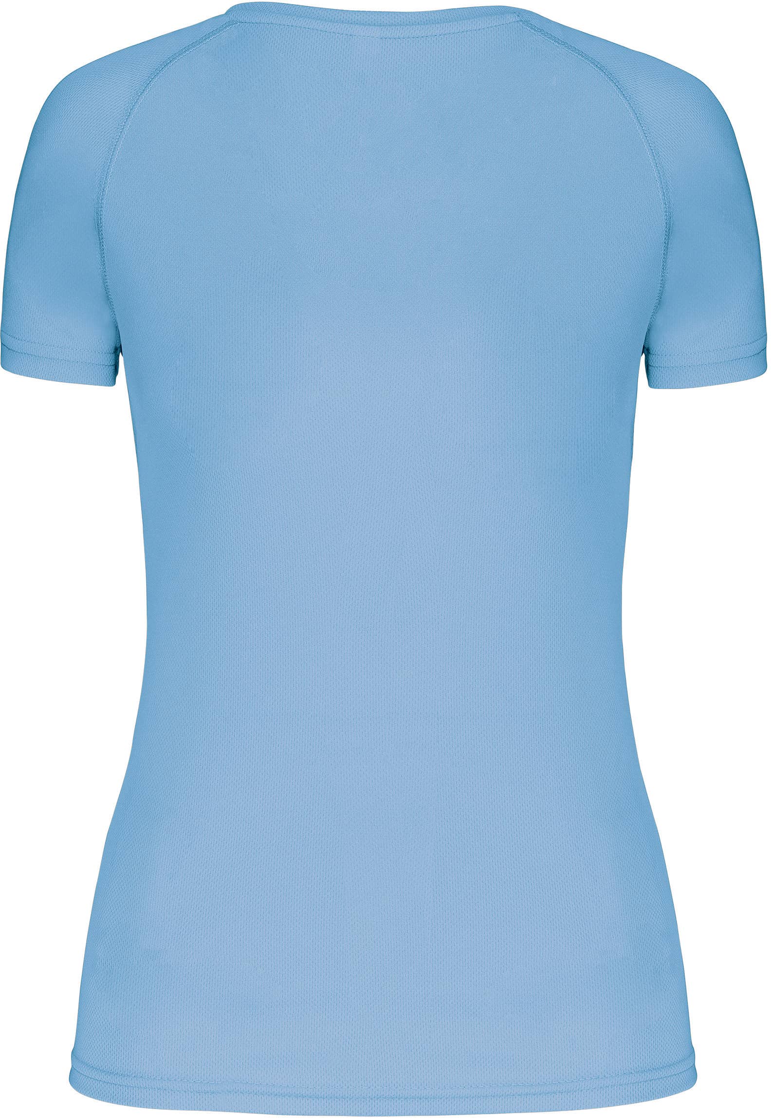 Damen Kurzarm-Sportshirt mit V-Ausschnitt