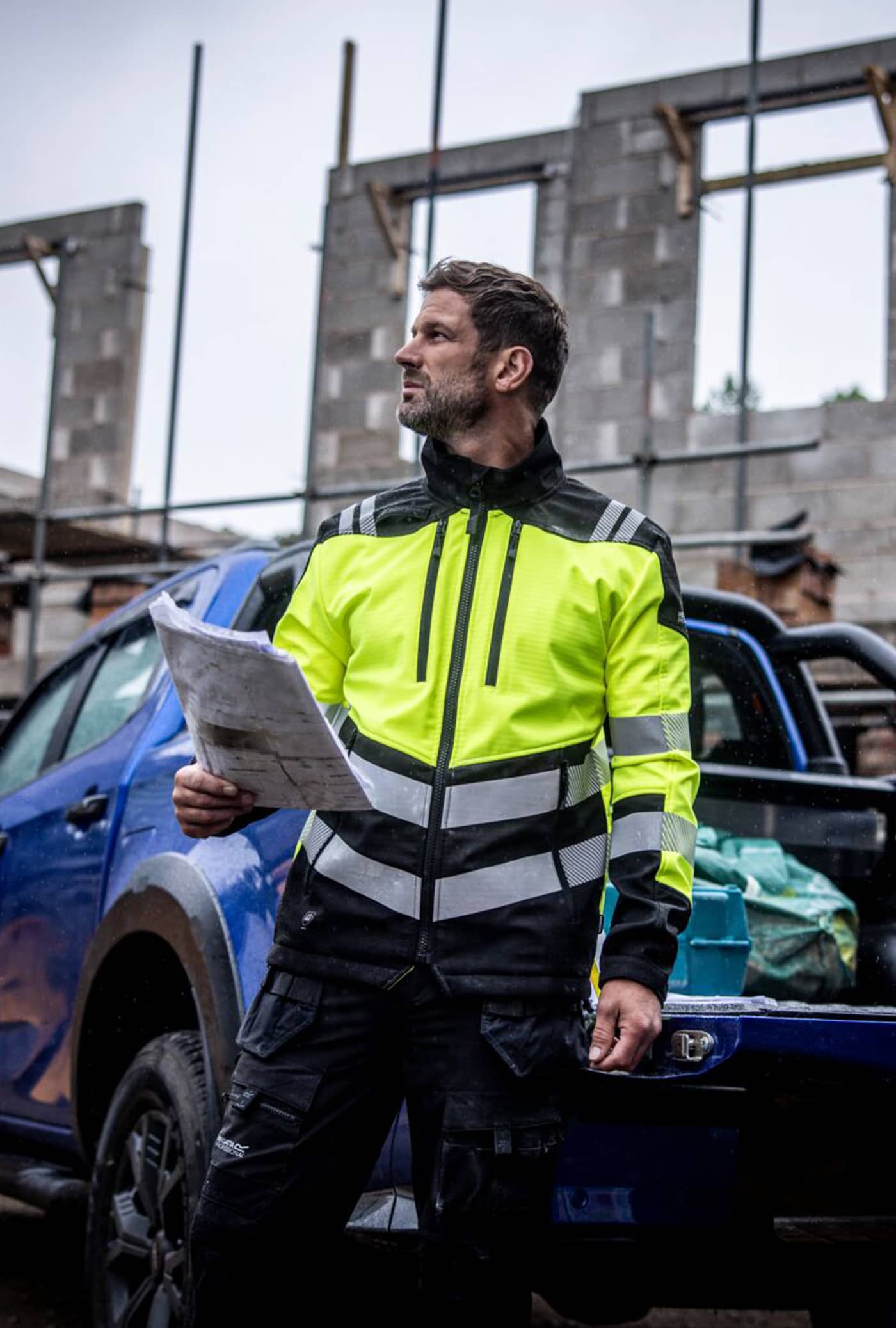 Hi-Vis X-Pro 3 Layer Softshell Jacket (Class 2)