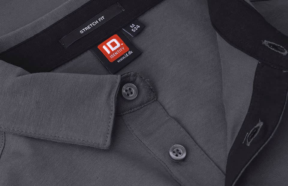 Business Poloshirt mit Jersey