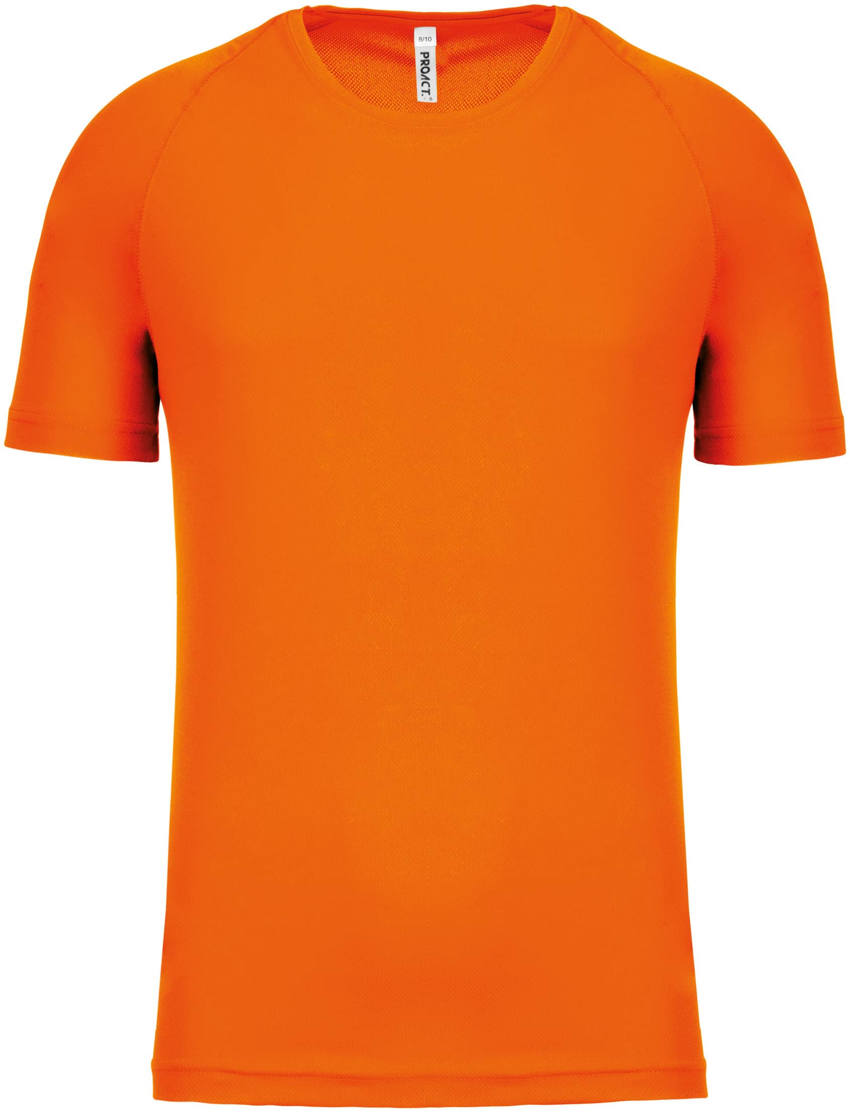 Kinder Basic Sport Funktionsshirt Kurzarm - Fluorescent