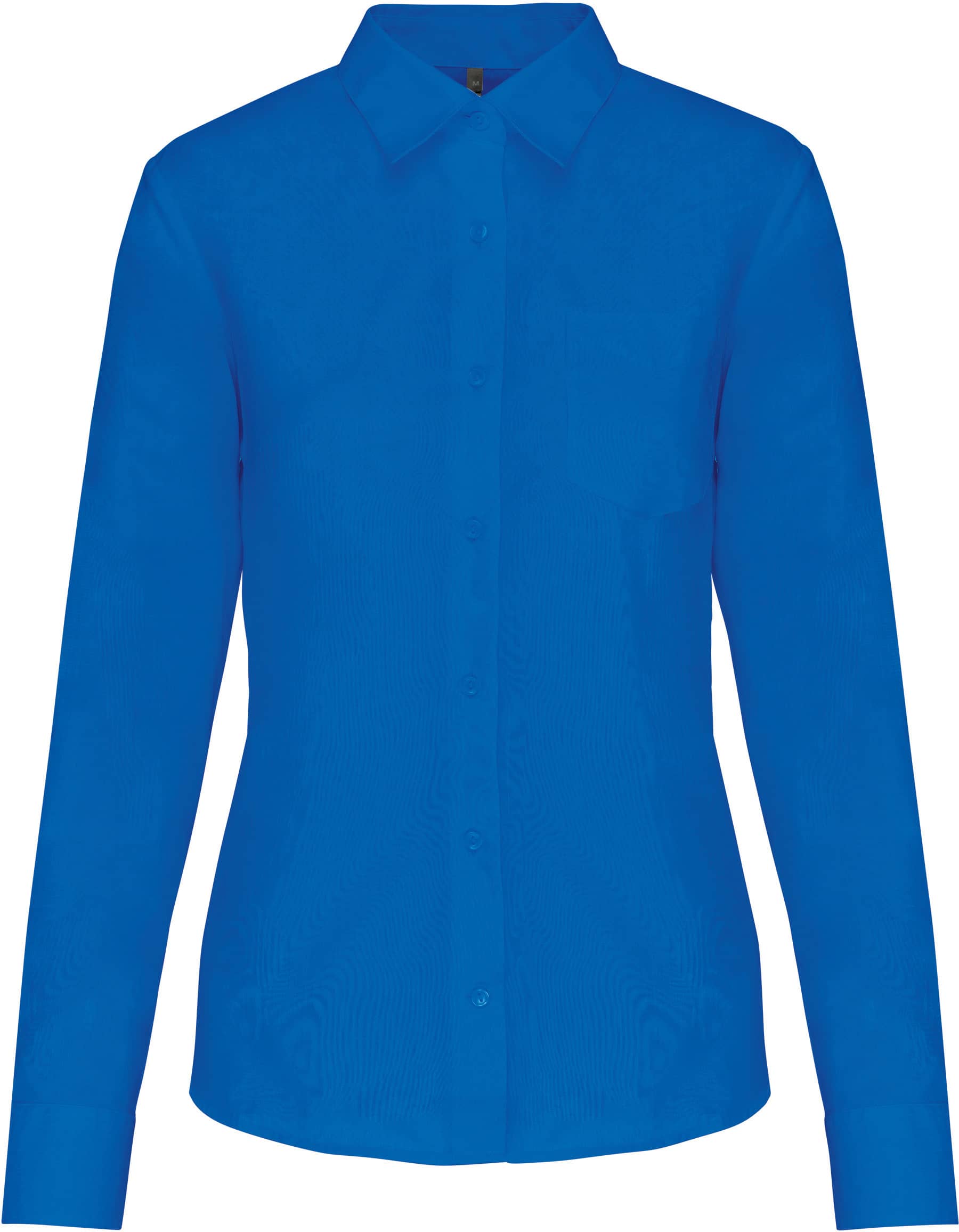 Popeline-Hemd Baumwollpolyester pflegeleicht für Damen