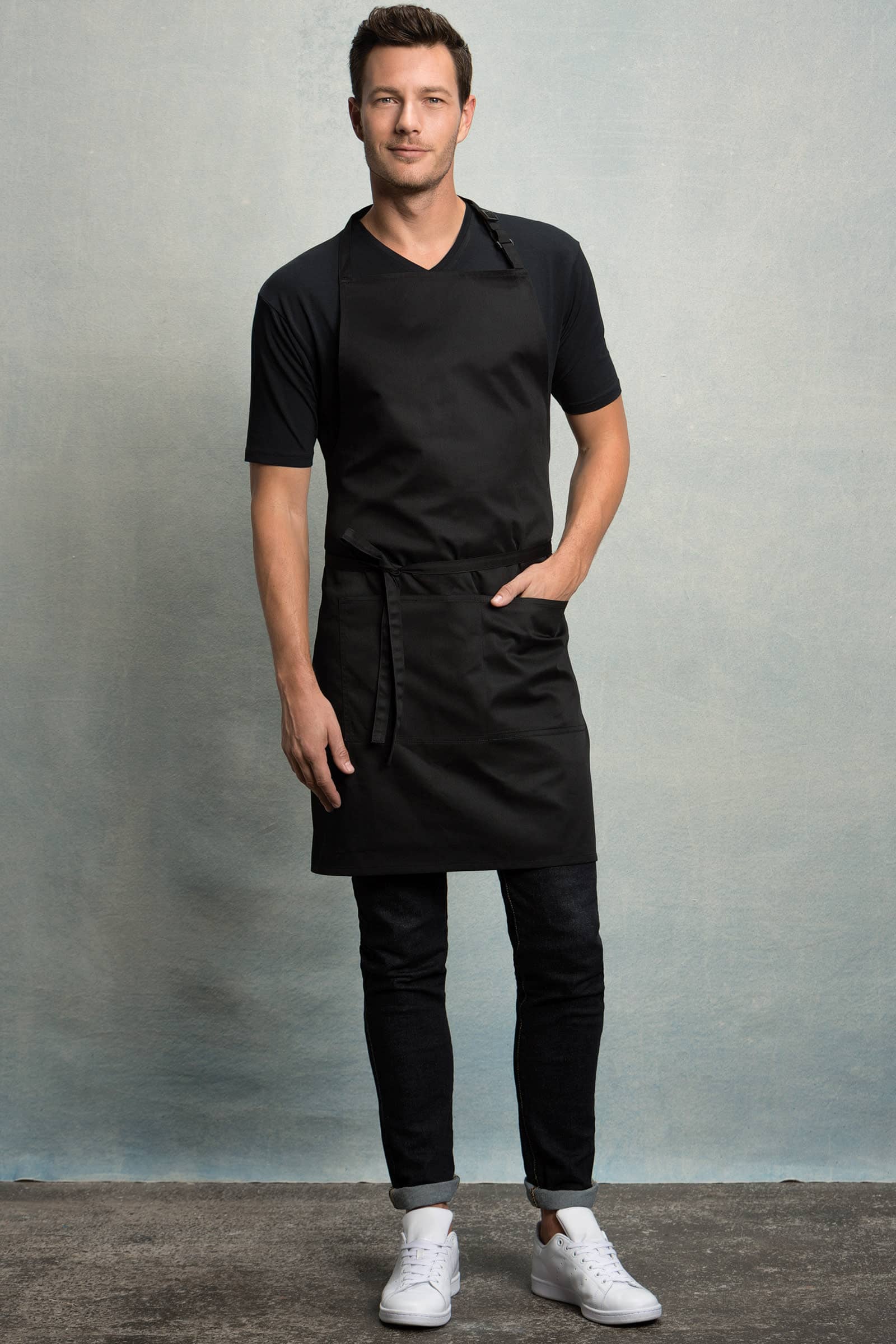 Bib Superwash® 60º Pocket Apron Unisex