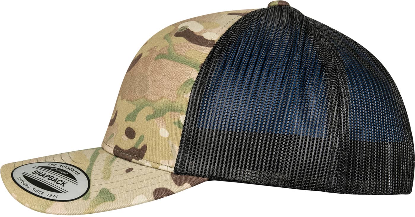 Retro Trucker Multicam Cap