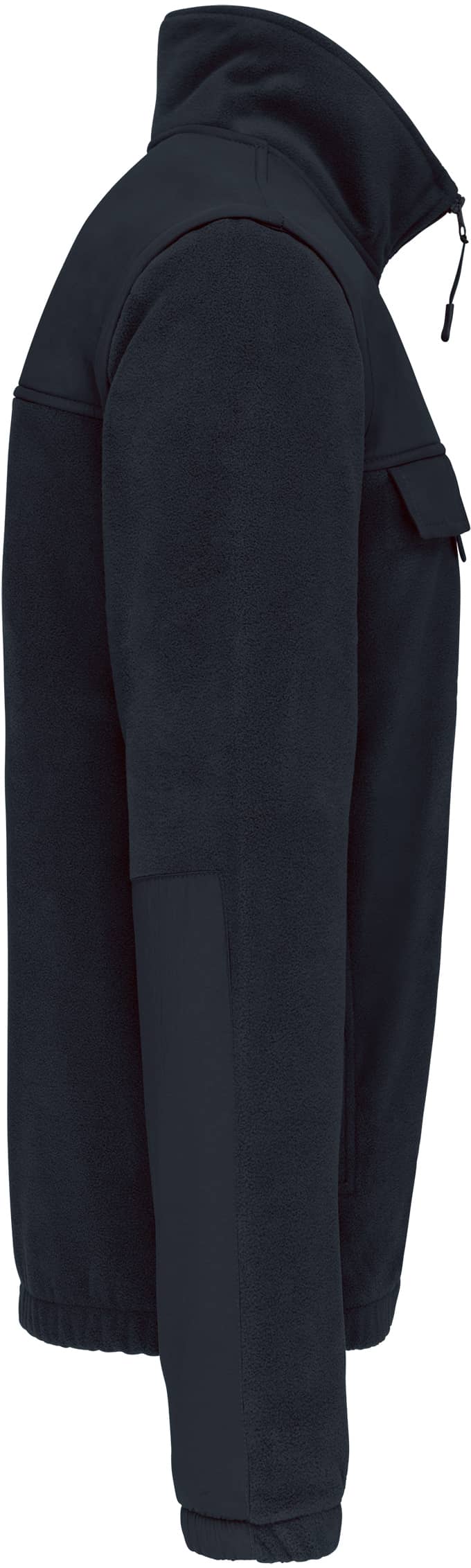 Fleecejacke mit abnehmbaren Ärmeln
