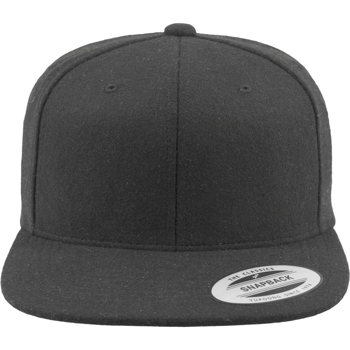 Melton Wool Snapback Cap