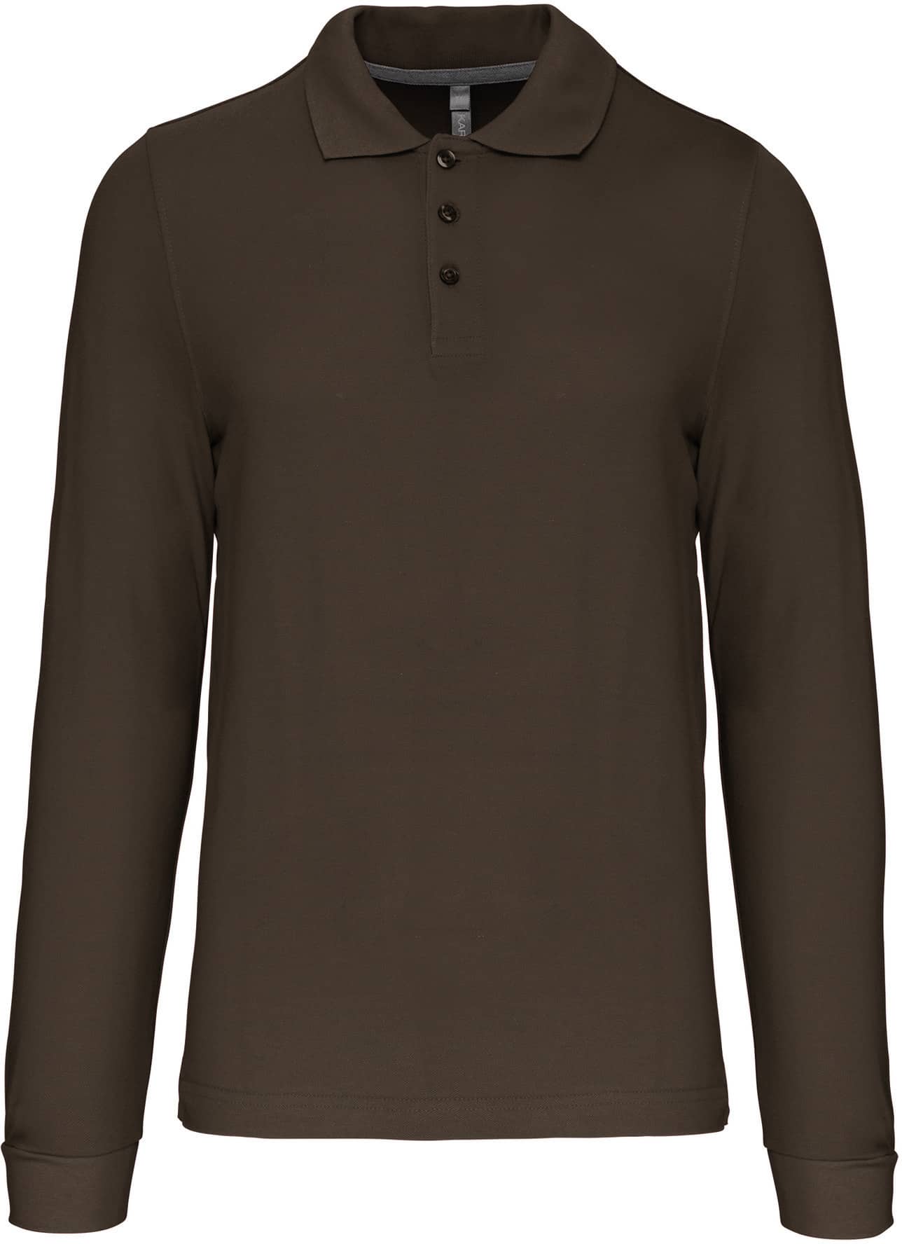 Herren Langarm Poloshirt