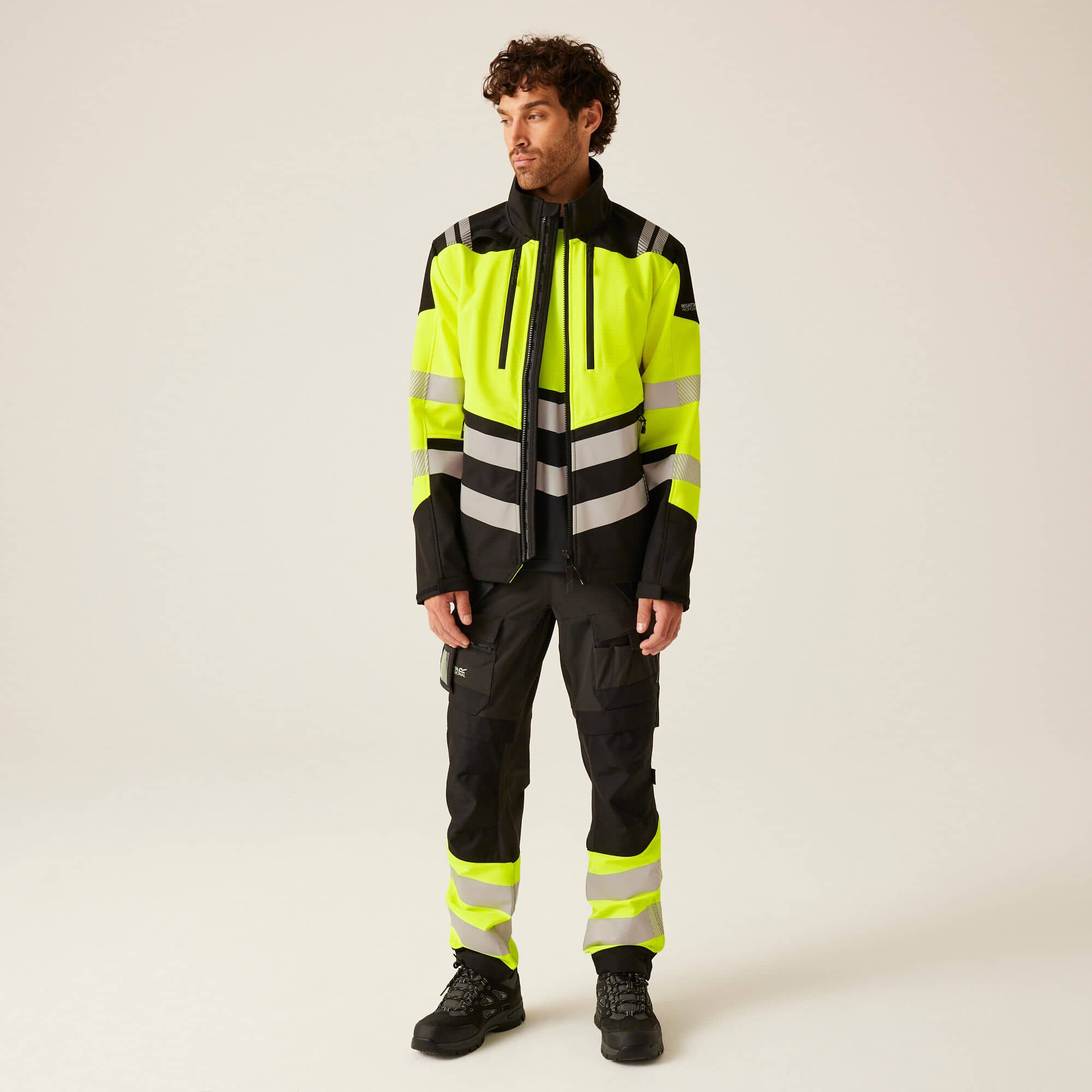 Hi-Vis X-Pro 3 Layer Softshell Jacket (Class 2)