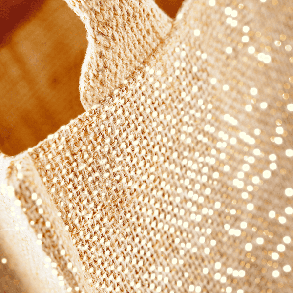 Shimmer Jute Mini Gift Bag
