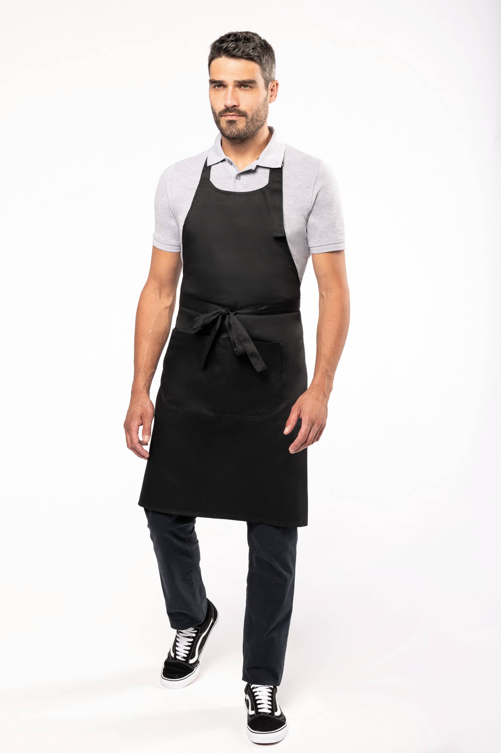 Bei hohen Temperaturen waschbare Schürze aus Baumwollpolyester