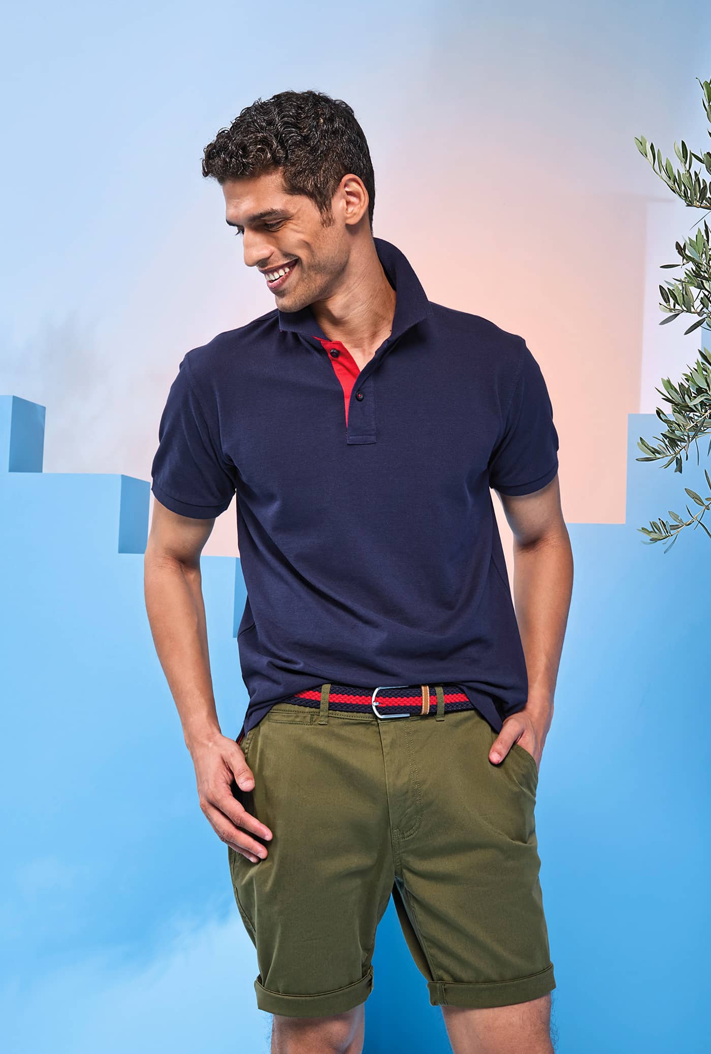 Men´s Classic Fit Contrast Polo