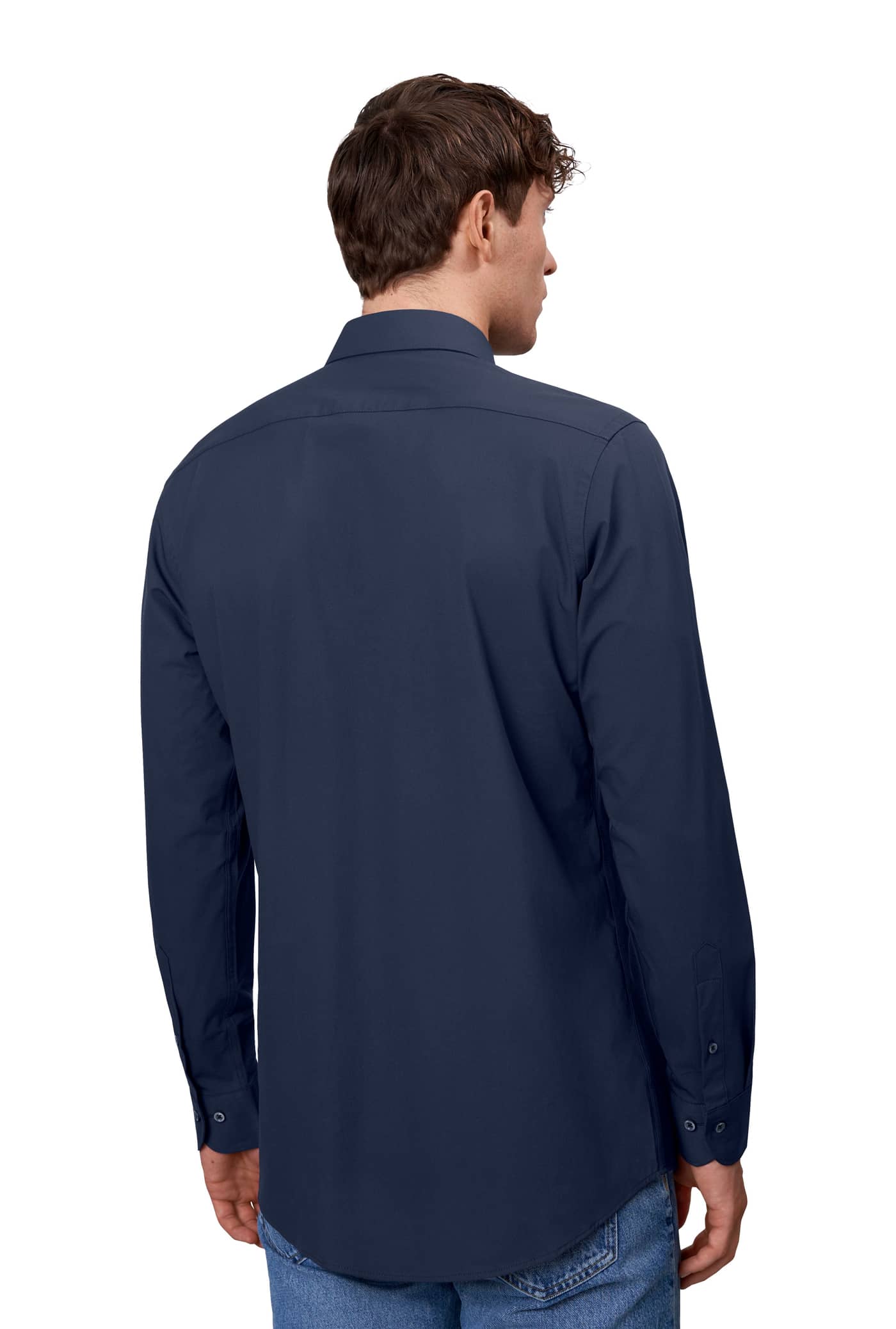 Seven Seas Slim Fit Hybrid Herren Hemd