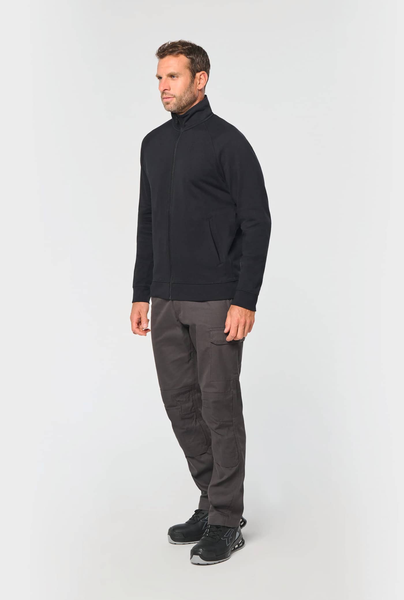 Unisex Jacke aus Baumwolle mit Raglanärmeln
