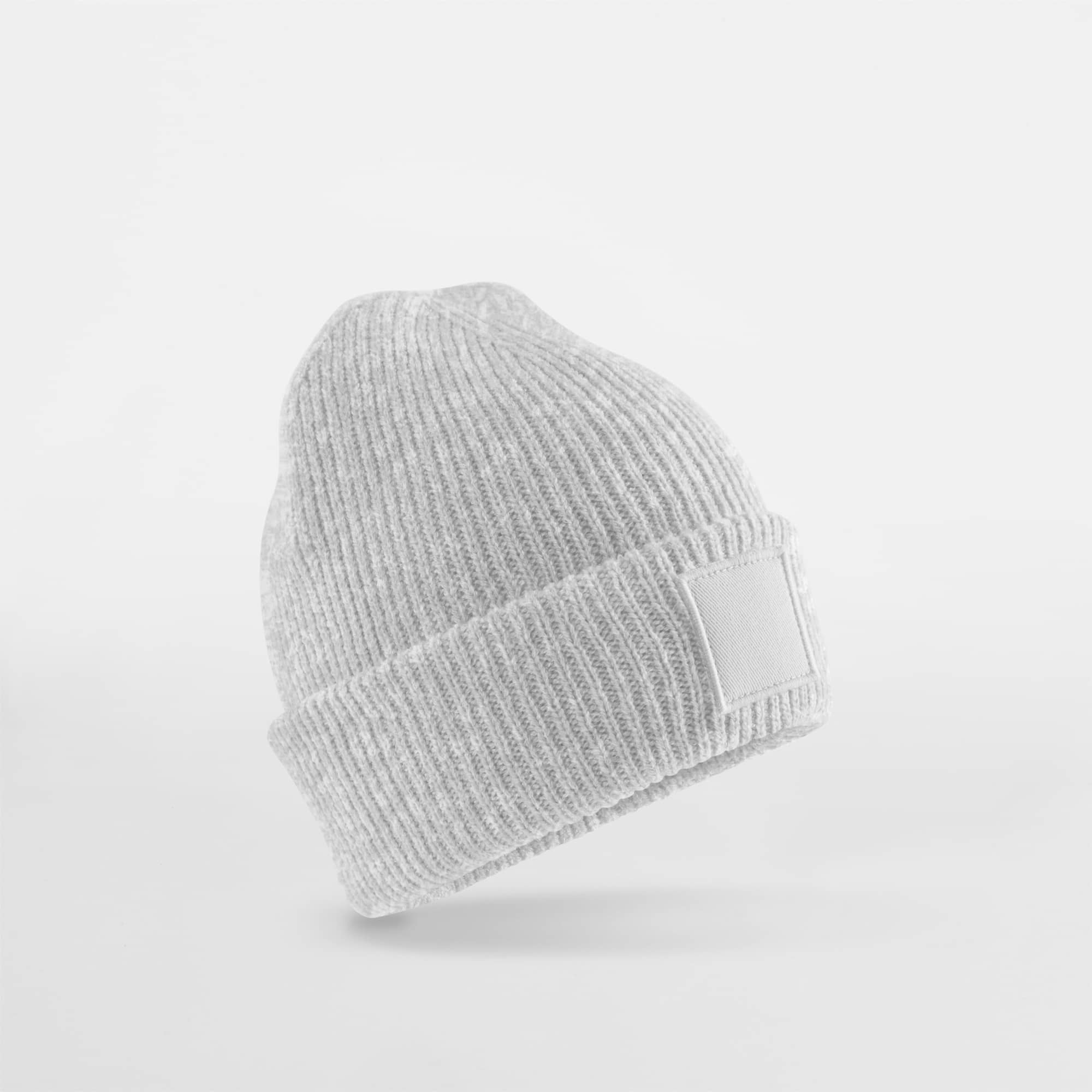 Kids Deep Cuffed Tonal Patch Beanie
