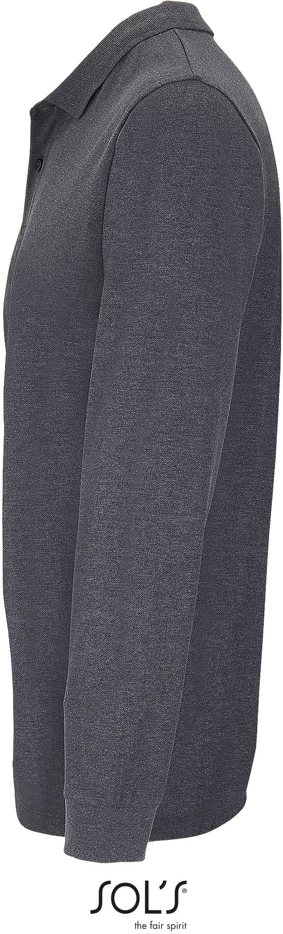 Unisex Long Sleeve Polo Shirt Planet