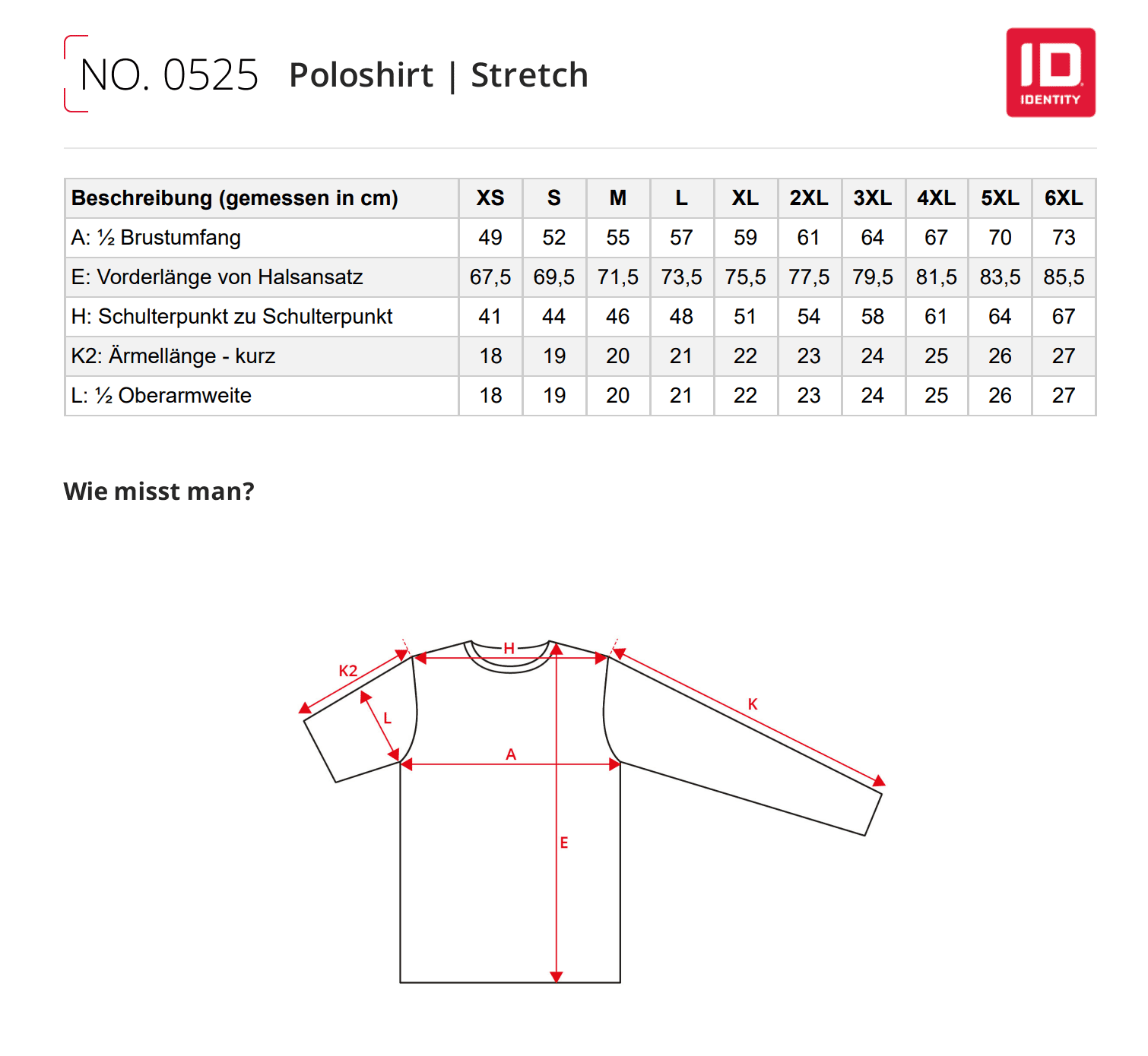 Klassisches Stretch Poloshirt