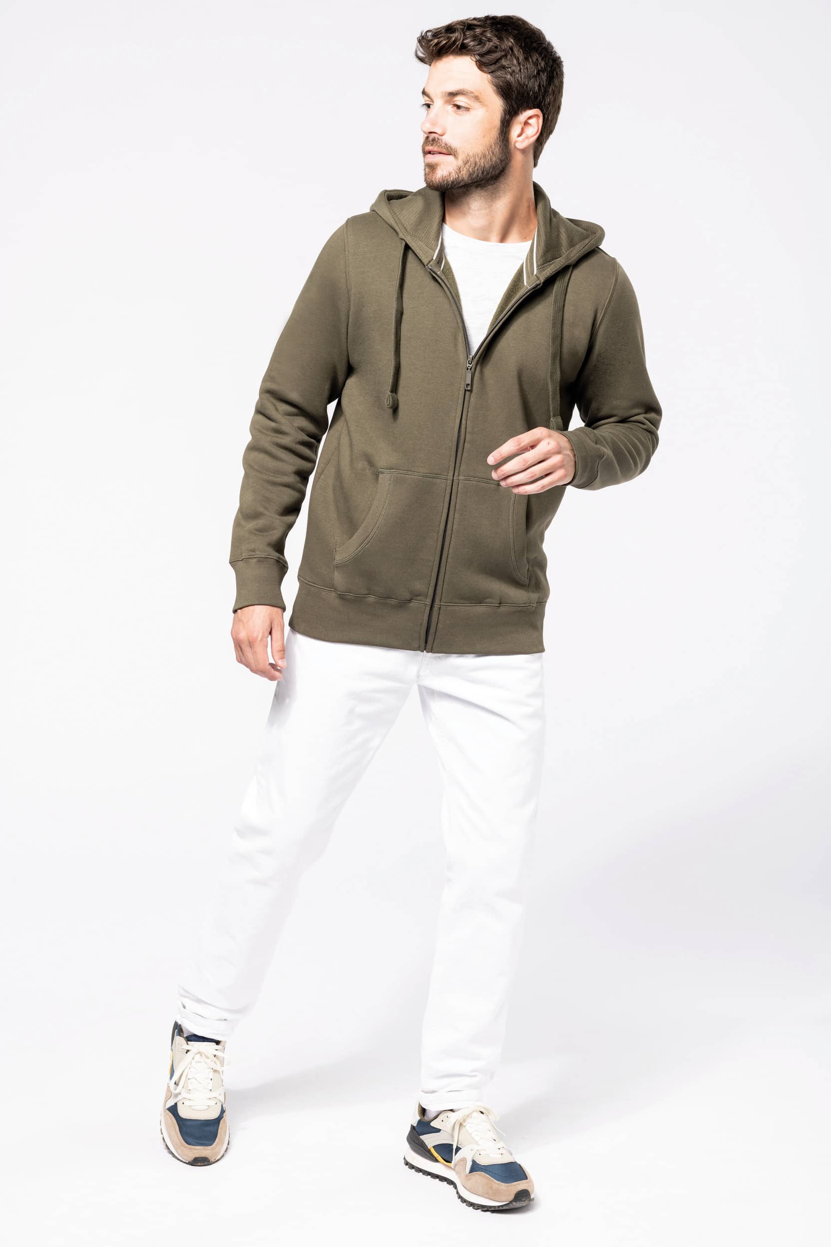 Kapuzensweatshirt mit Reißverschluss 454