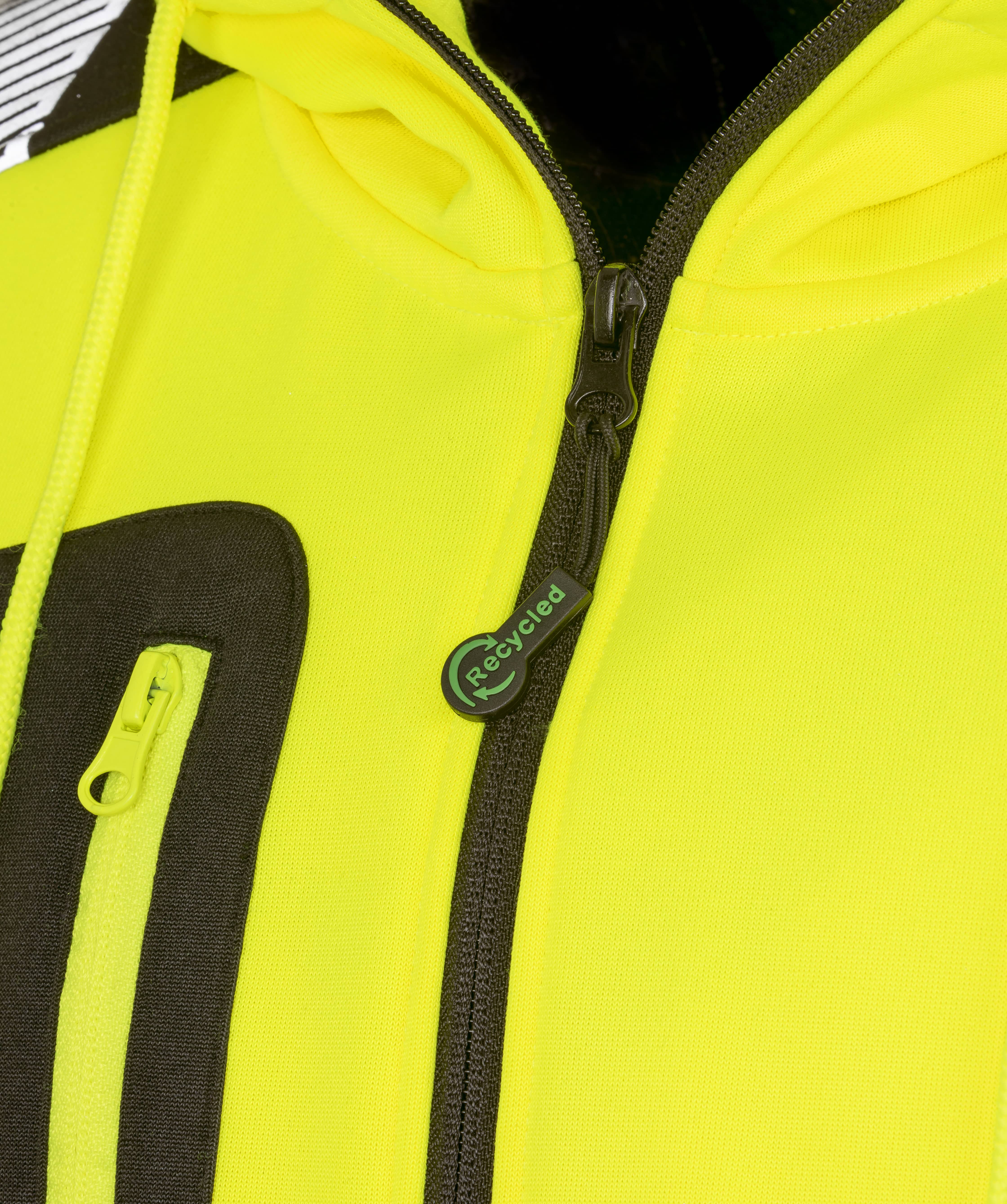 Recycled Zipped Safety Hoody