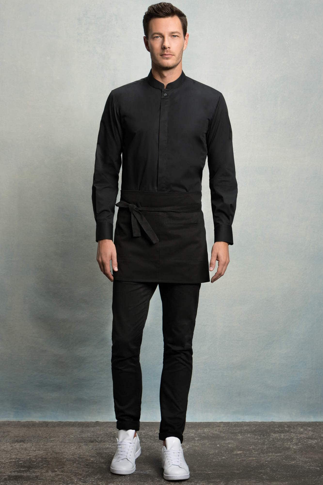 Men´s Tailored Fit Mandarin Collar Shirt Long Sleeve
