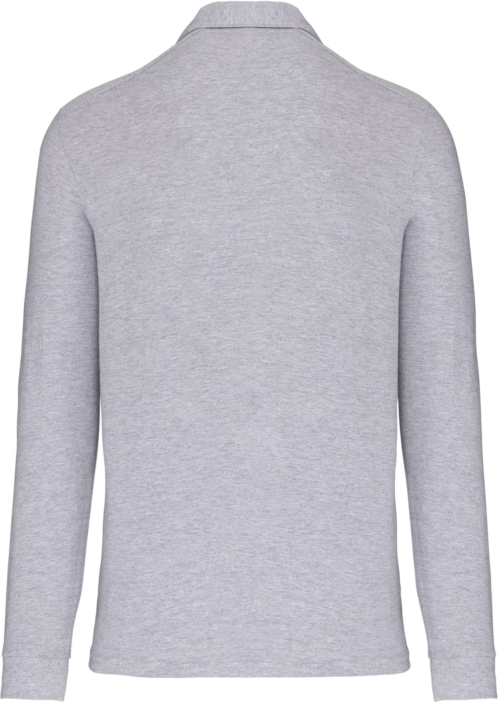 Langarm-Polohemd für Herren aus Jersey
