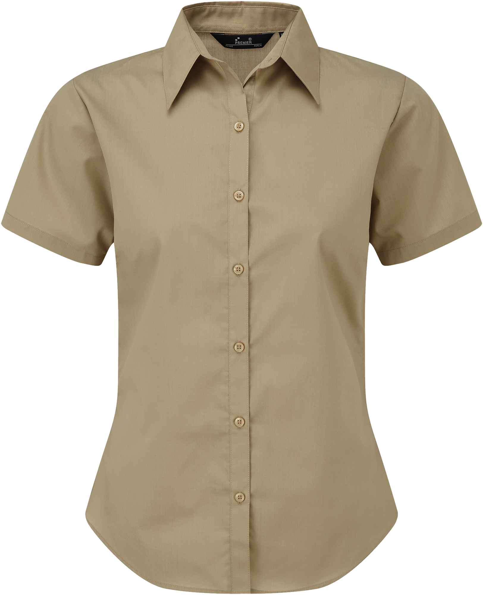 Women´s Poplin Short Sleeve Blouse