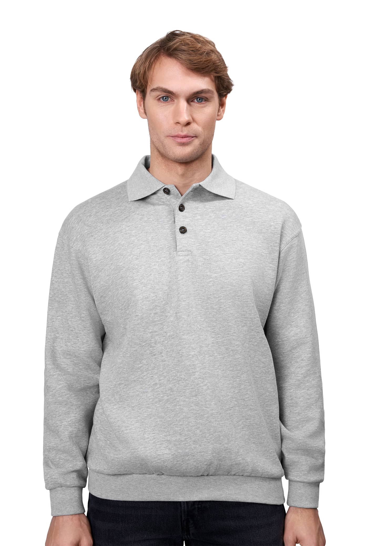 Klassisches Polo-Sweatshirt