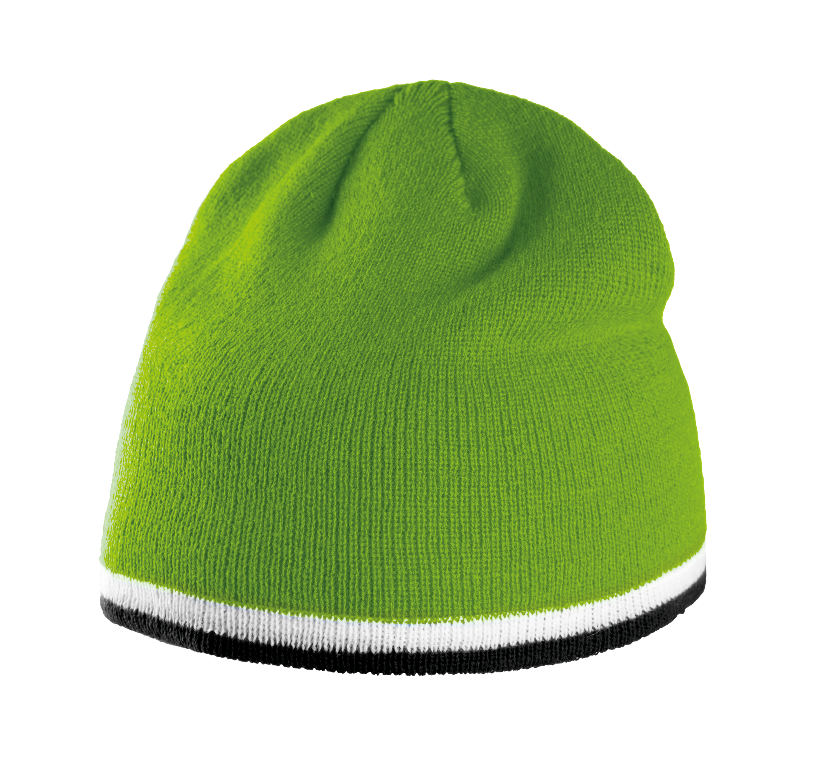 Beanie Mütze mit Kontrastrand