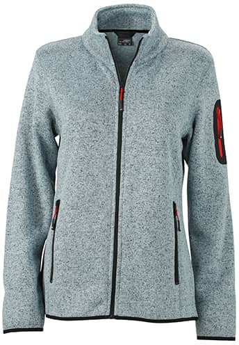 Ladies´ Knitted Fleece Jacket