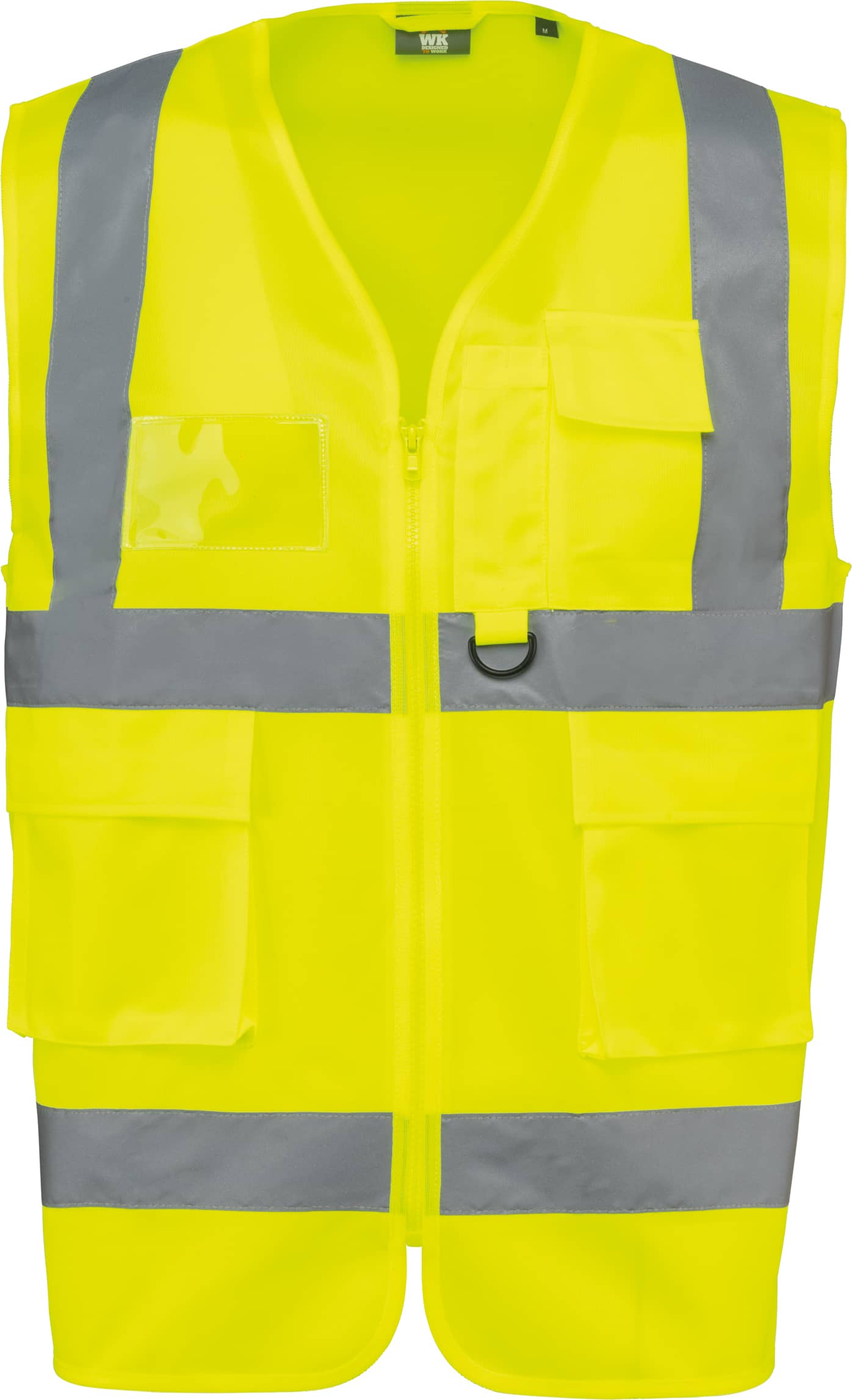 Recycelte HI-VIS SICHERHEITSWESTE mit Reißverschluss