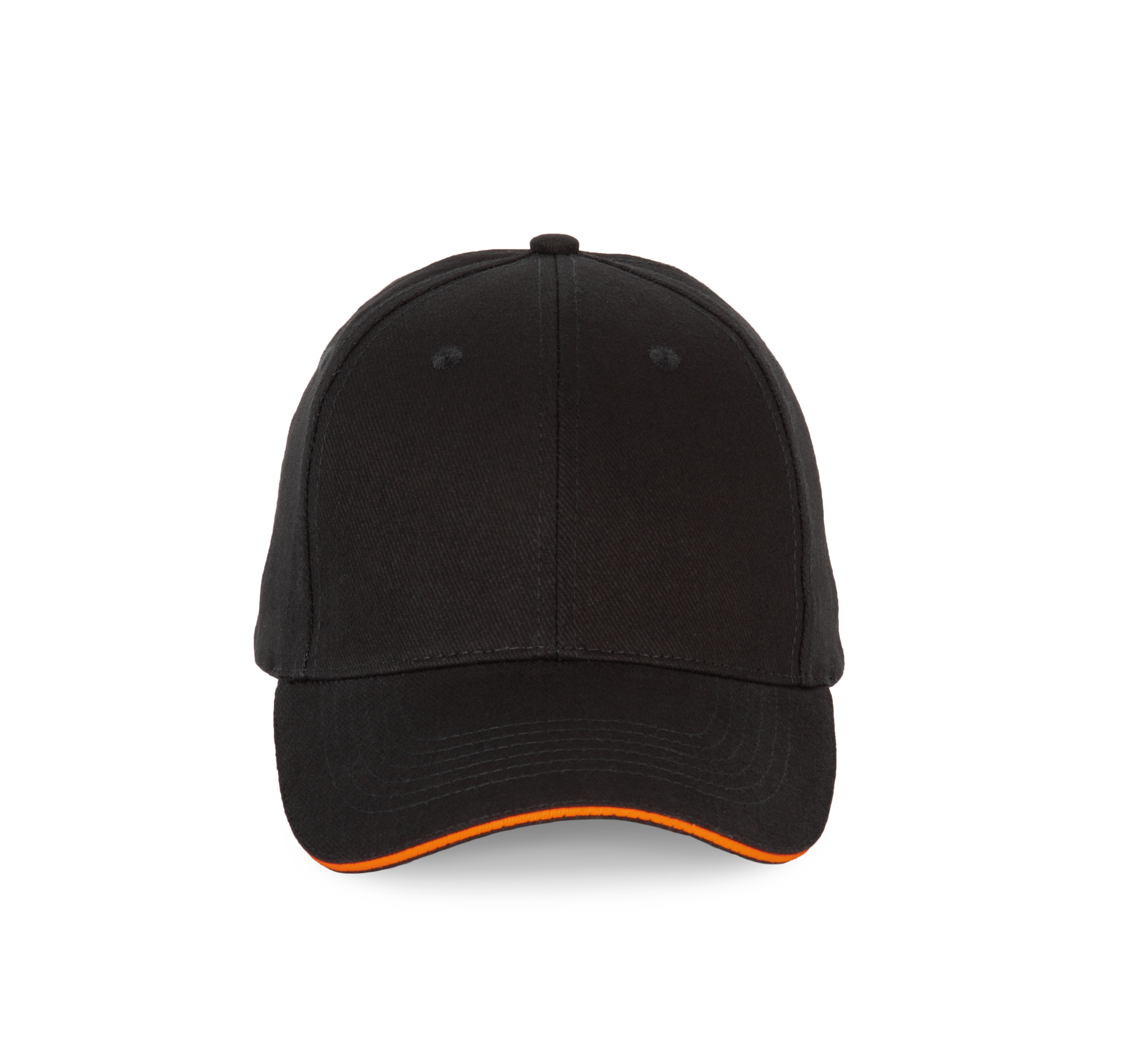 6-Panel-Kappe mit Kontrast-Sandwichschirm