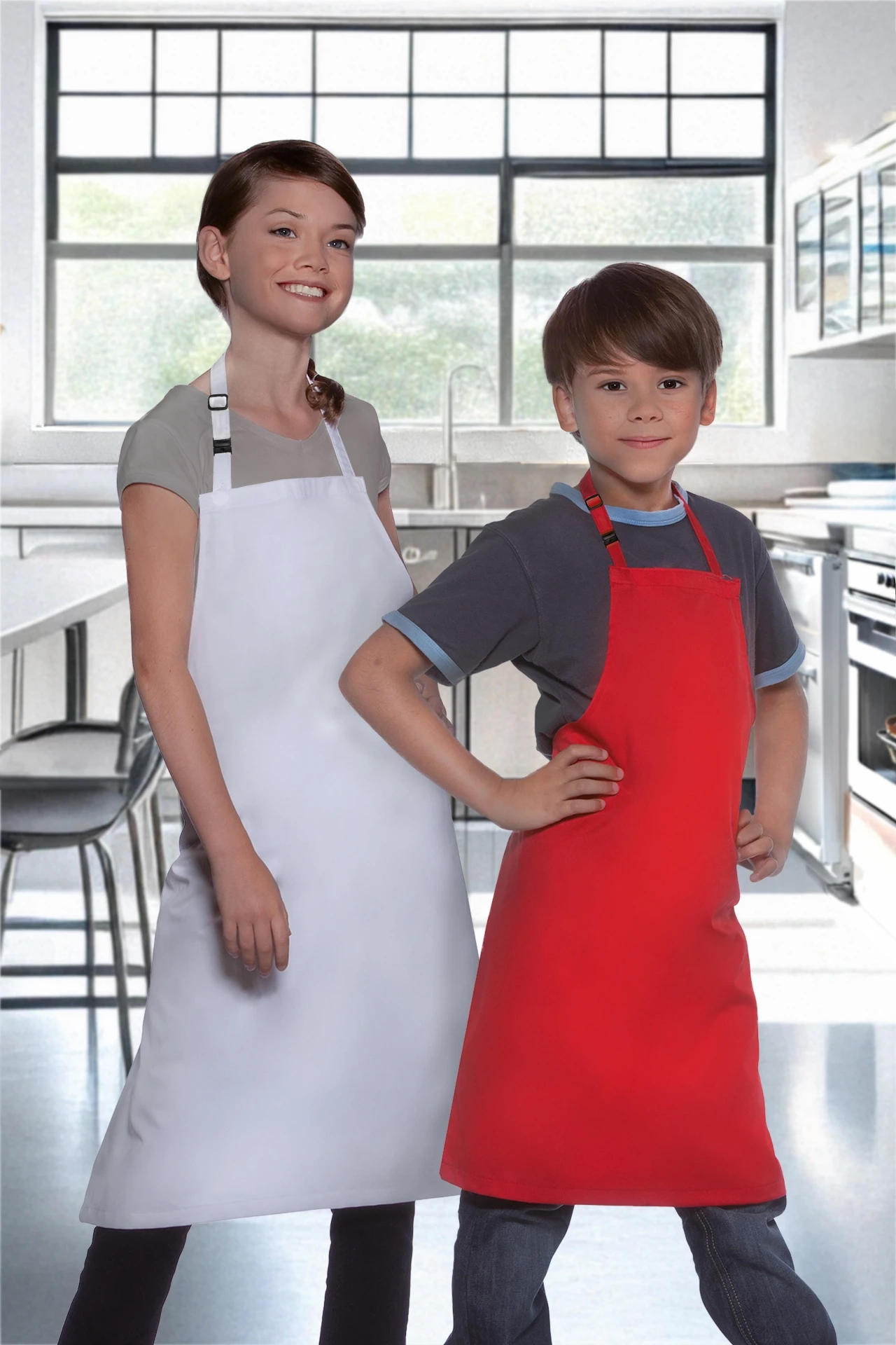 Kinderlatzschürze Basic mit Schnalle