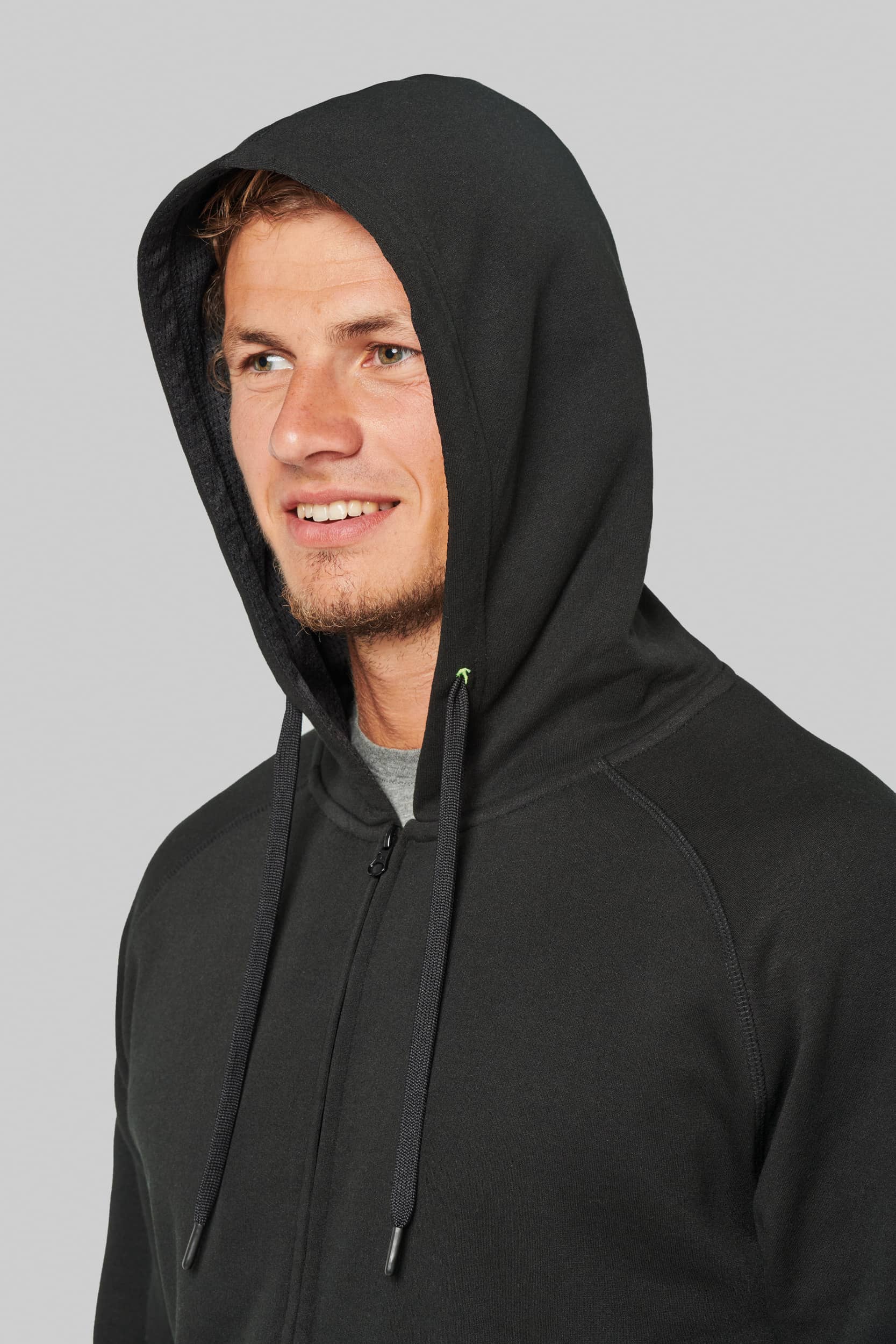 Unisex-Kapuzenjacke mit Zipper
